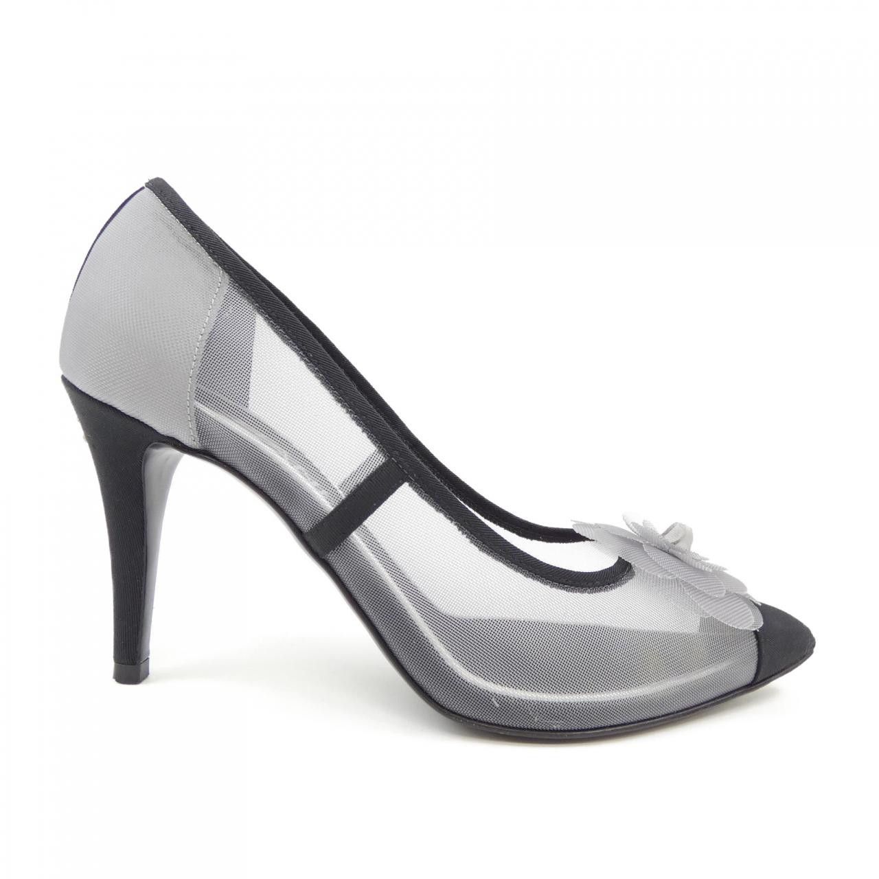 Chanel Chanel Chanel G34534Y52423 Mesh Grosgrain Pumps Others Shoes G34534Y52423 DUTY FREE for USA Size ONE SIZE - 1 Thumbnail
