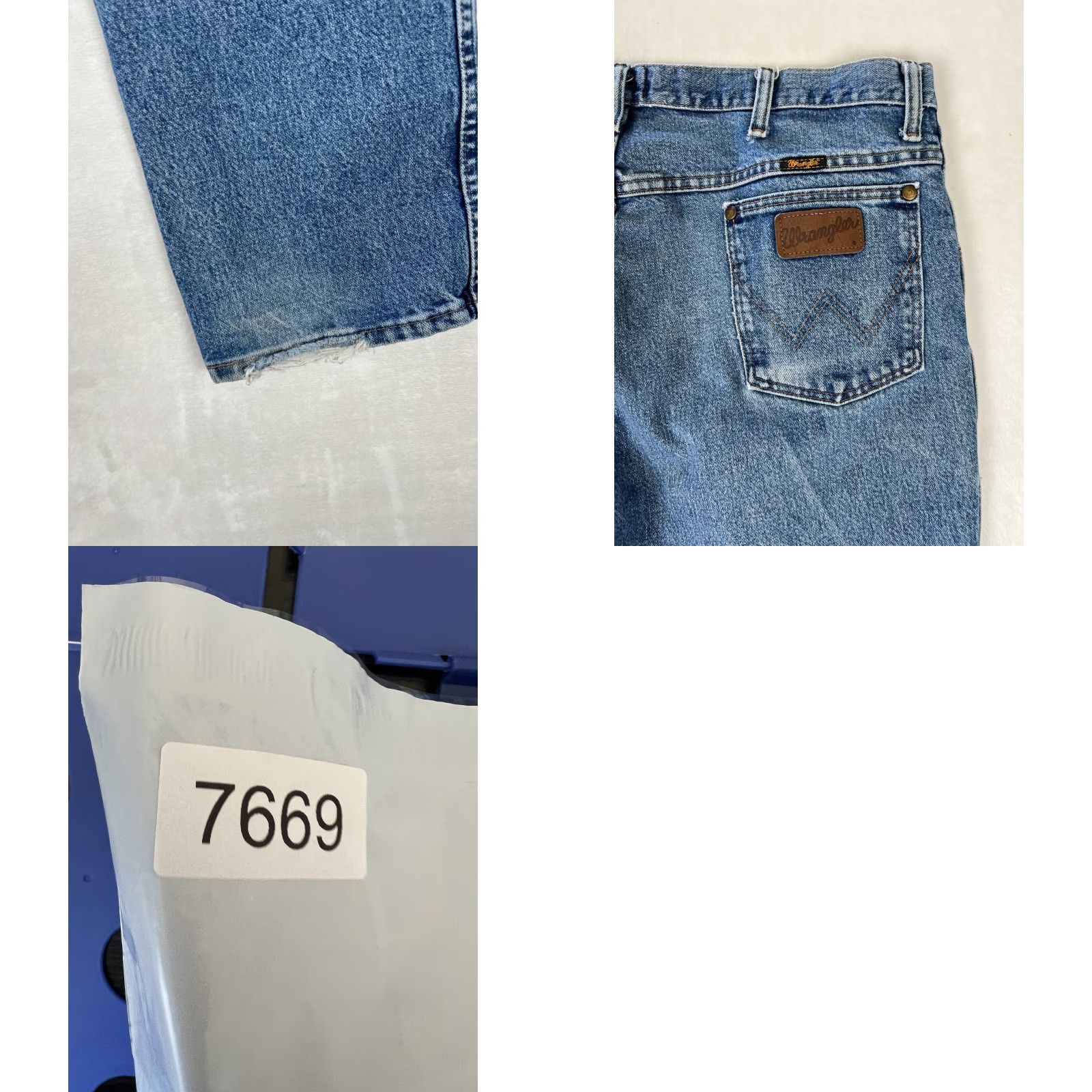 Wrangler Wrangler Slim Fit Cowboy Jeans Denim 36x30 Mens Blue Cotton 5-Pocket Cowboy Cut Straight Regular Inseam 30 Vintage: No Size US 36 / EU 52 - 8 Thumbnail