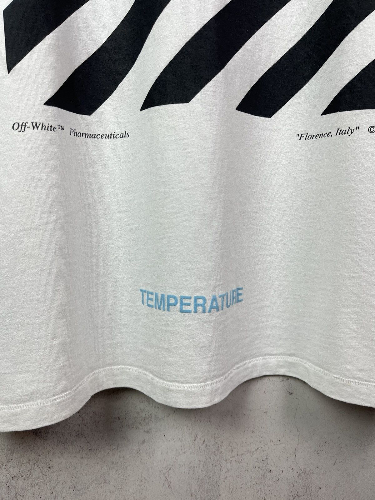 Off-White Off-White Temperature 2018 Oversized T-Shirt Rare Hype Y2K Size US XL / EU 56 / 4 - 4 Thumbnail