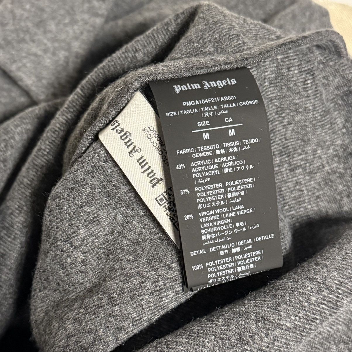 Palm Angels Palm Angels Wool Track Overshirt Size US M / EU 48-50 / 2 - 12 Thumbnail