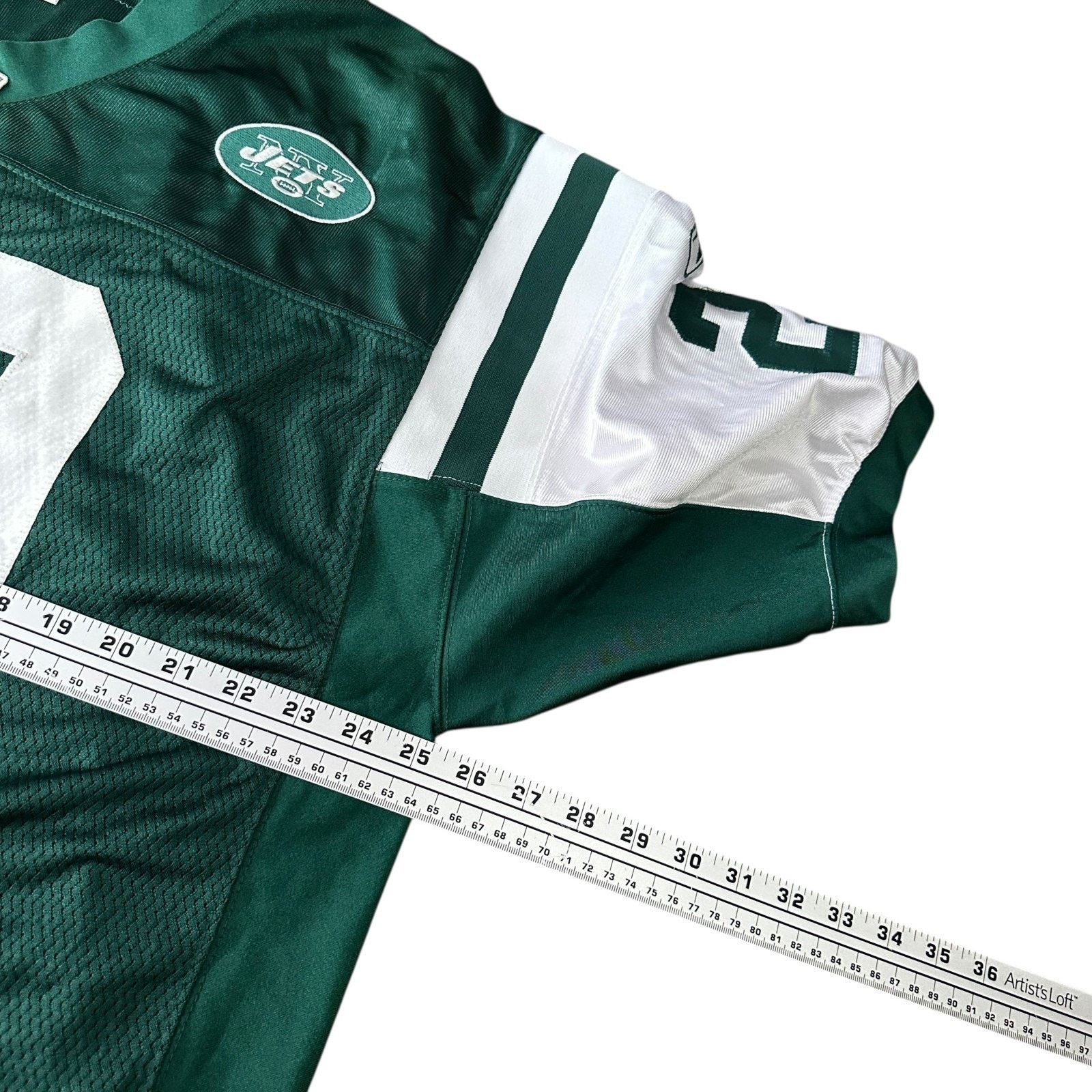 Reebok Reebok NY Jets Thomas Jones Jersey Mens 50 Green Stitched Size US XL / EU 56 / 4 - 10 Thumbnail