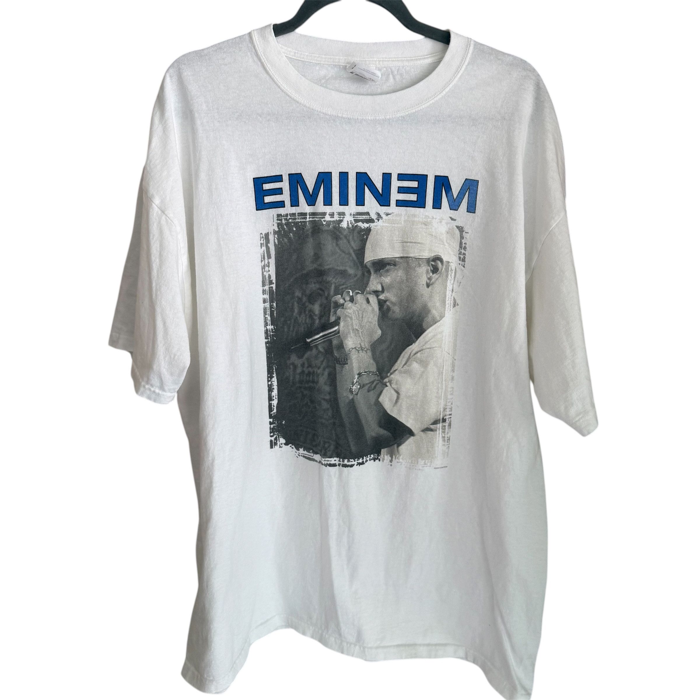 Anvil Vintage Eminem Sz 2X Concert T-shirt 2003 Shirt Short Sleeve Size US XXL / EU 58 / 5 - 7 Thumbnail