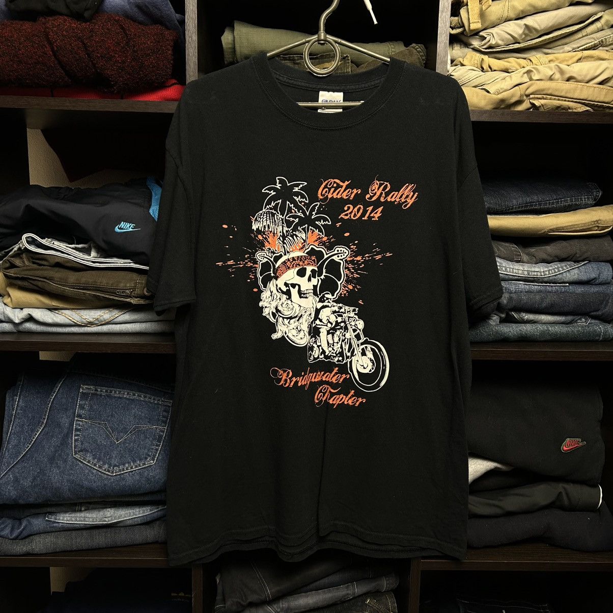 Harley Davidson Vintage Harley Davidson Big Graphic Logo motorcycles tee Size US L / EU 52-54 / 3 - 3 Thumbnail