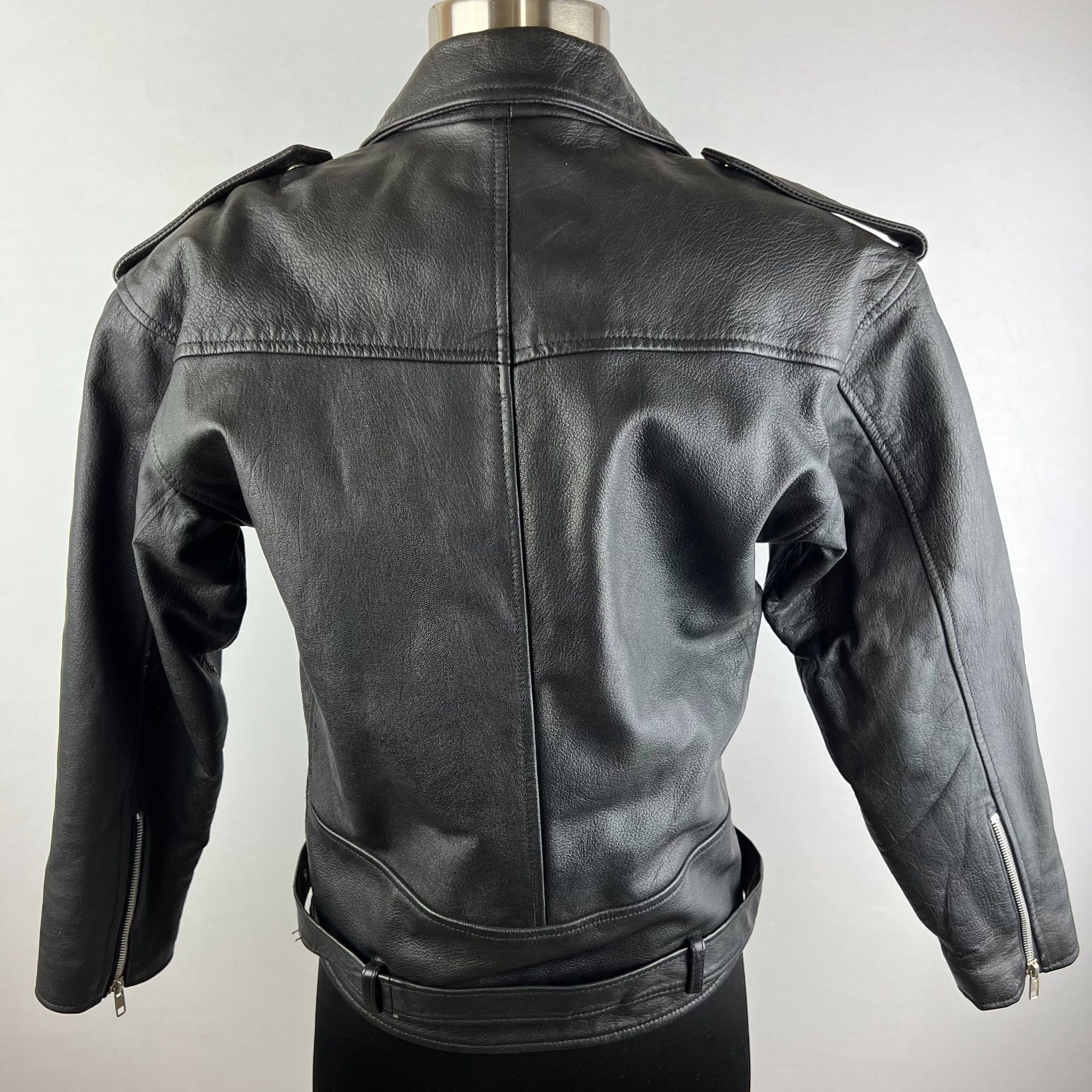 Other KC Collections Biker Leather Moto Motorcycle Jacket Size S / US 4 / IT 40 - 6 Thumbnail