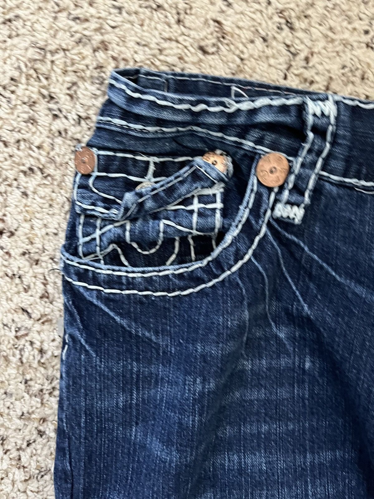 True Religion Vintage True Religion Contrast Stitching Denim Jeans Size US 36 / EU 52 - 8 Thumbnail