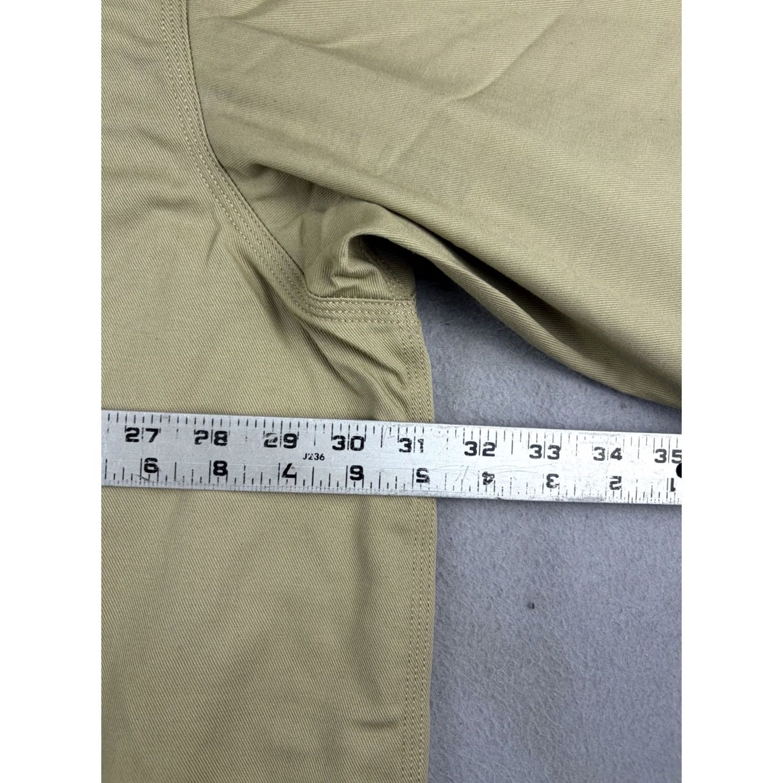 Carhartt Carhartt FR Shirt Mens 3XL Beige Flame Resistant Button-Up Workshirt Twill Cotton Nylon Pockets Embroidered Button-Down Collar Mens Regular Size US XXL / EU 58 / 5 - 6 Thumbnail