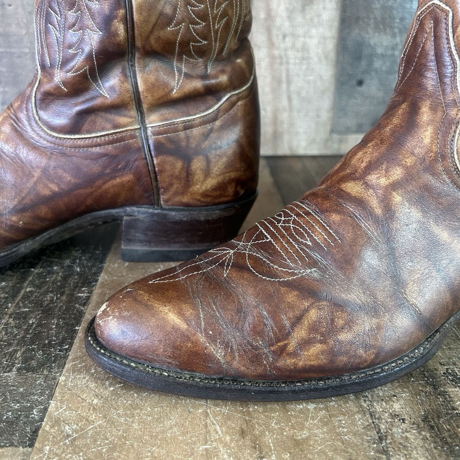 Tony Lama Tony Lama Vintage Gold Label Western Cowboy Boots Mens 11 B Size US 11 / EU 44 - 9 Thumbnail