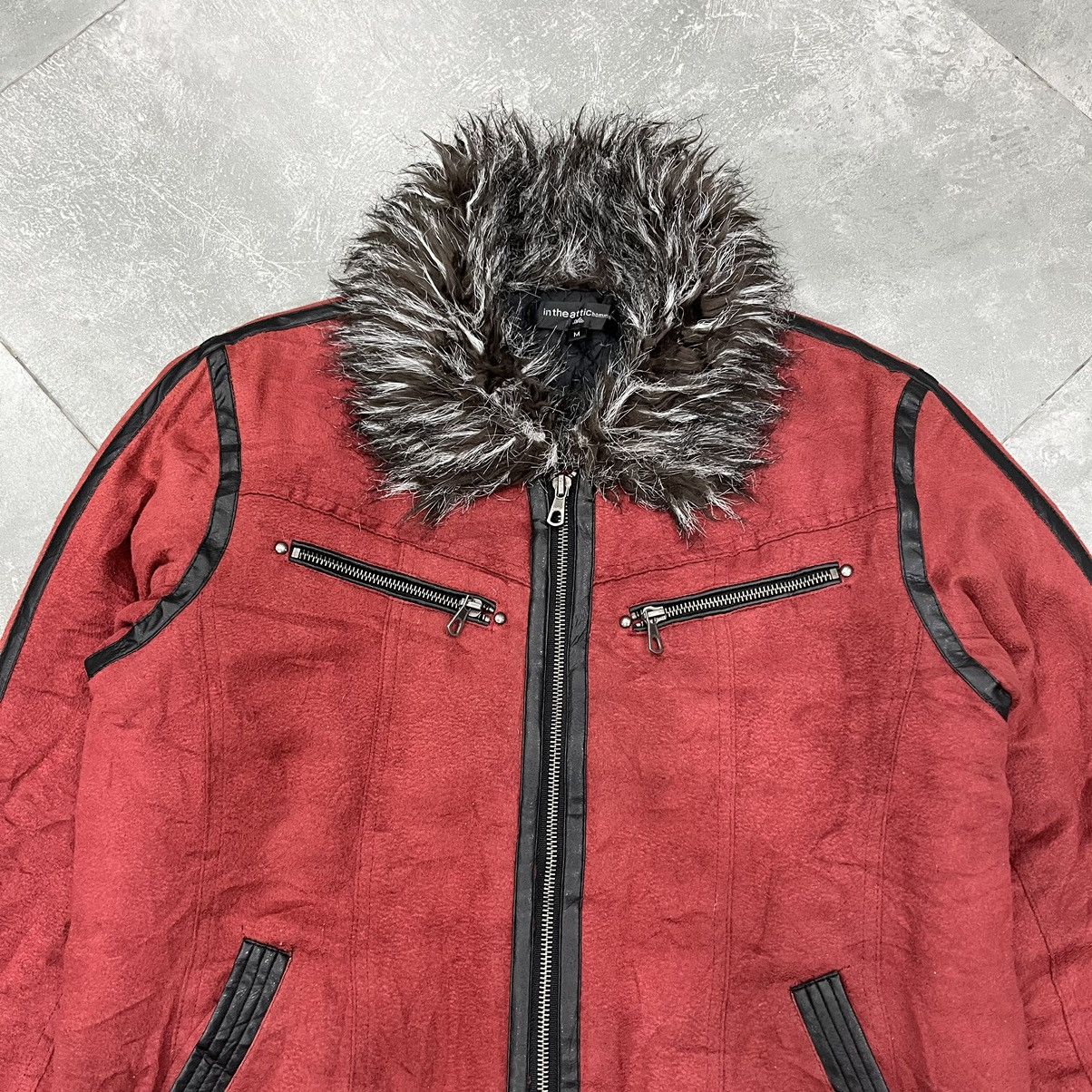 In The Attic Bondage Fur Jacket - Outerwear