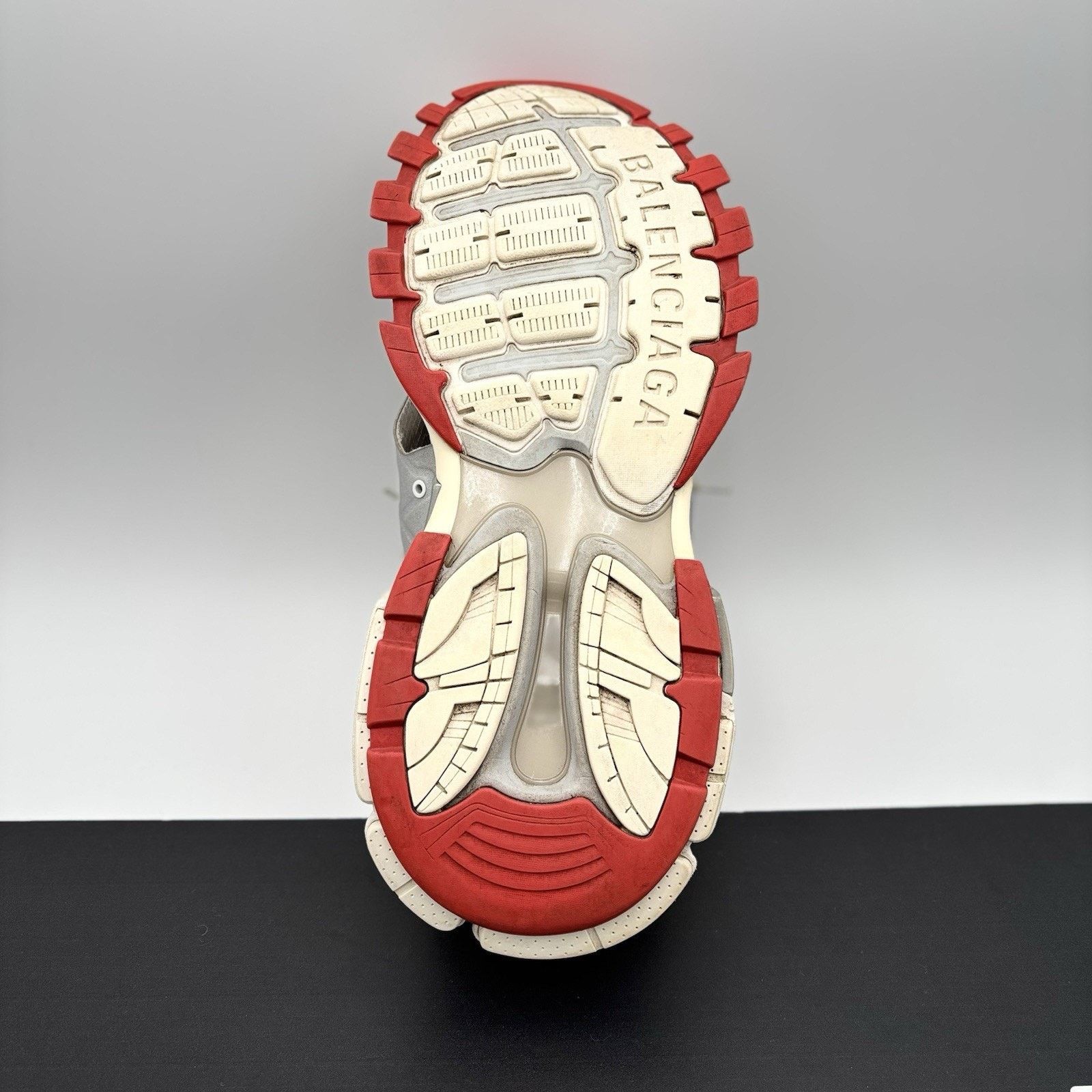Balenciaga Balenciaga Track Sneaker ' White Red ' | GOOD CONDITION! Size US 13 / EU 46 - 17 Thumbnail