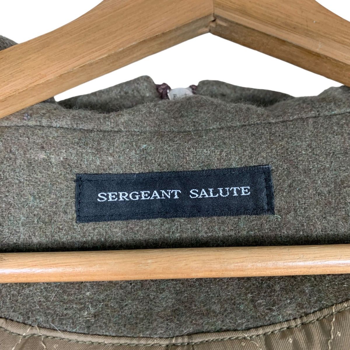 Japanese Brand 2000’s SERGEANT SALUTE Wool Hooded Jacket #1284-C58 Size US S / EU 44-46 / 1 - 19 Thumbnail