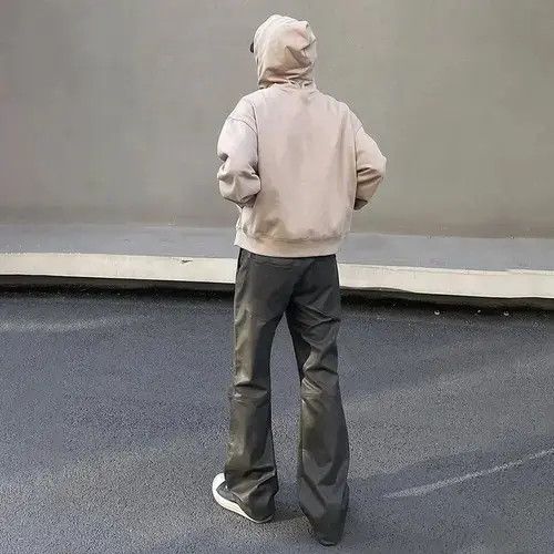 Japanese Brand × Vintage Leather Pants Men Streetwear Casual Size US 32 / EU 48 - 2 Thumbnail