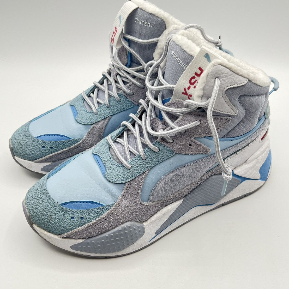 Puma Puma RS-X Mid Winter Grey Blue Athletic Sneakers Men’s 7.5 Size US 7.5 / EU 40-41 - 3 Thumbnail