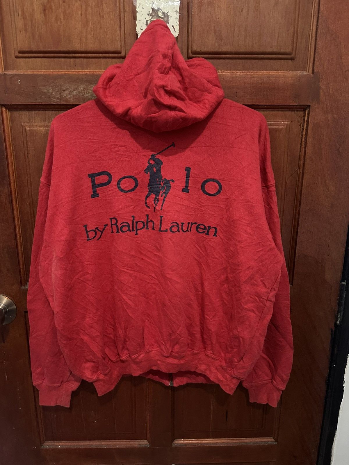 Polo Ralph Lauren Vintage Polo Ralph Lauren Big Logo Print Hoodie Size US L / EU 52-54 / 3 - 2 Thumbnail