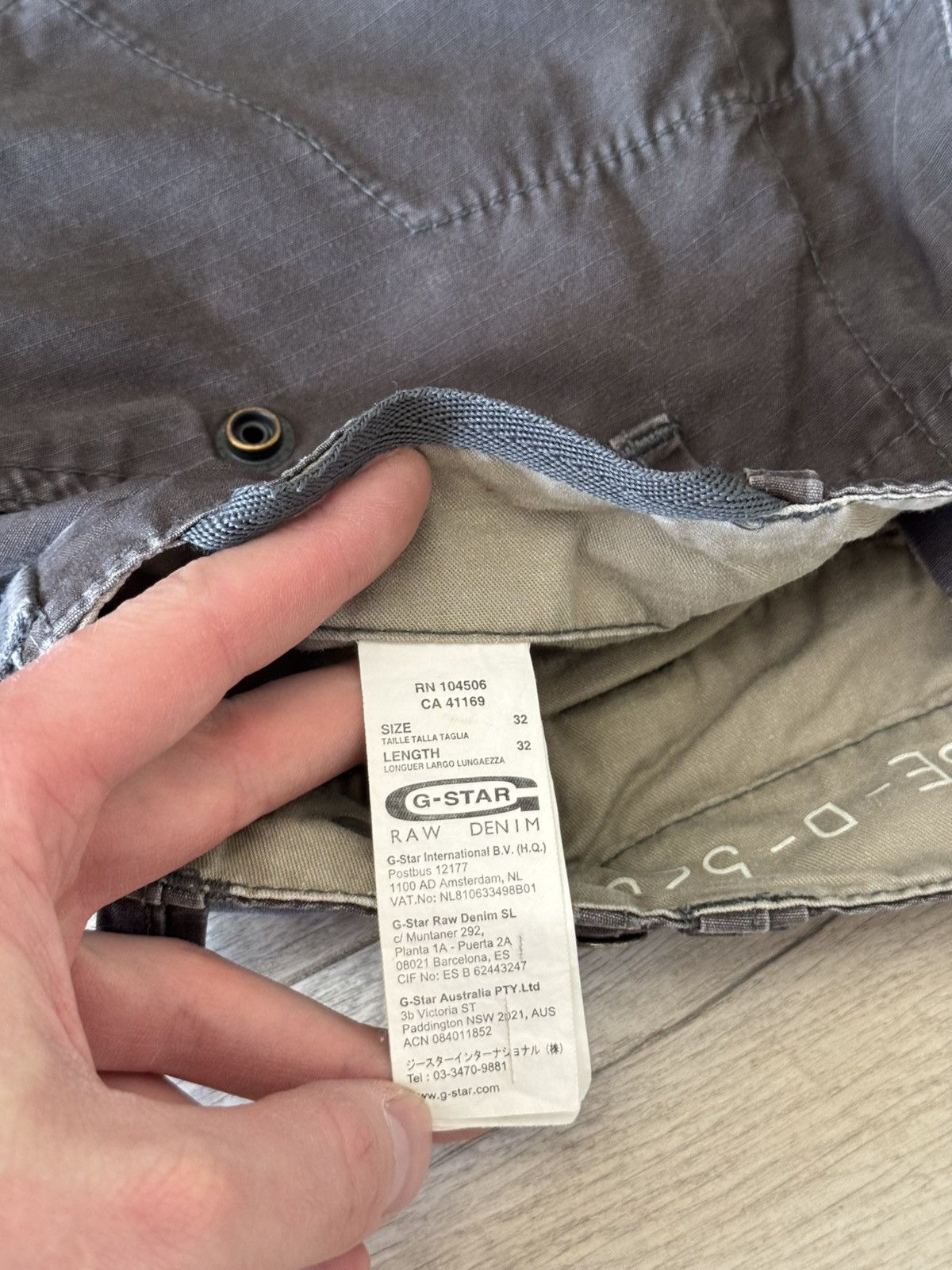 G-Star G Star Raw Pants Vintage Y2K Style Cargo Size US 32 / EU 48 - 9 Thumbnail