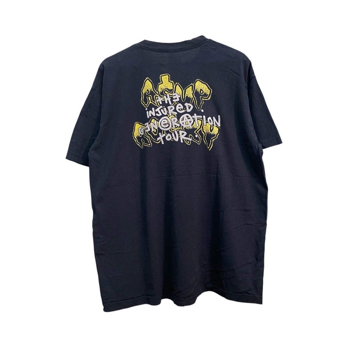 A$AP Rocky A$AP Rocky Testing Injured Generation Tour T-Shirt Black Size US L / EU 52-54 / 3 - 2 Thumbnail
