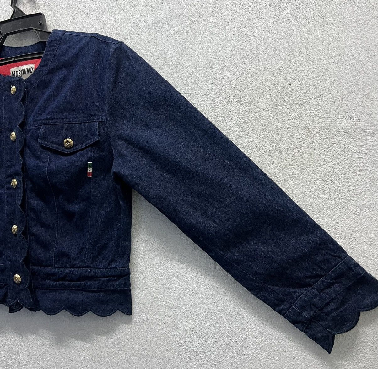 Moschino × Vintage VINTAGE MOSCHINO MILANO DENIM JACKET Size M / US 6-8 / IT 42-44 - 4 Thumbnail