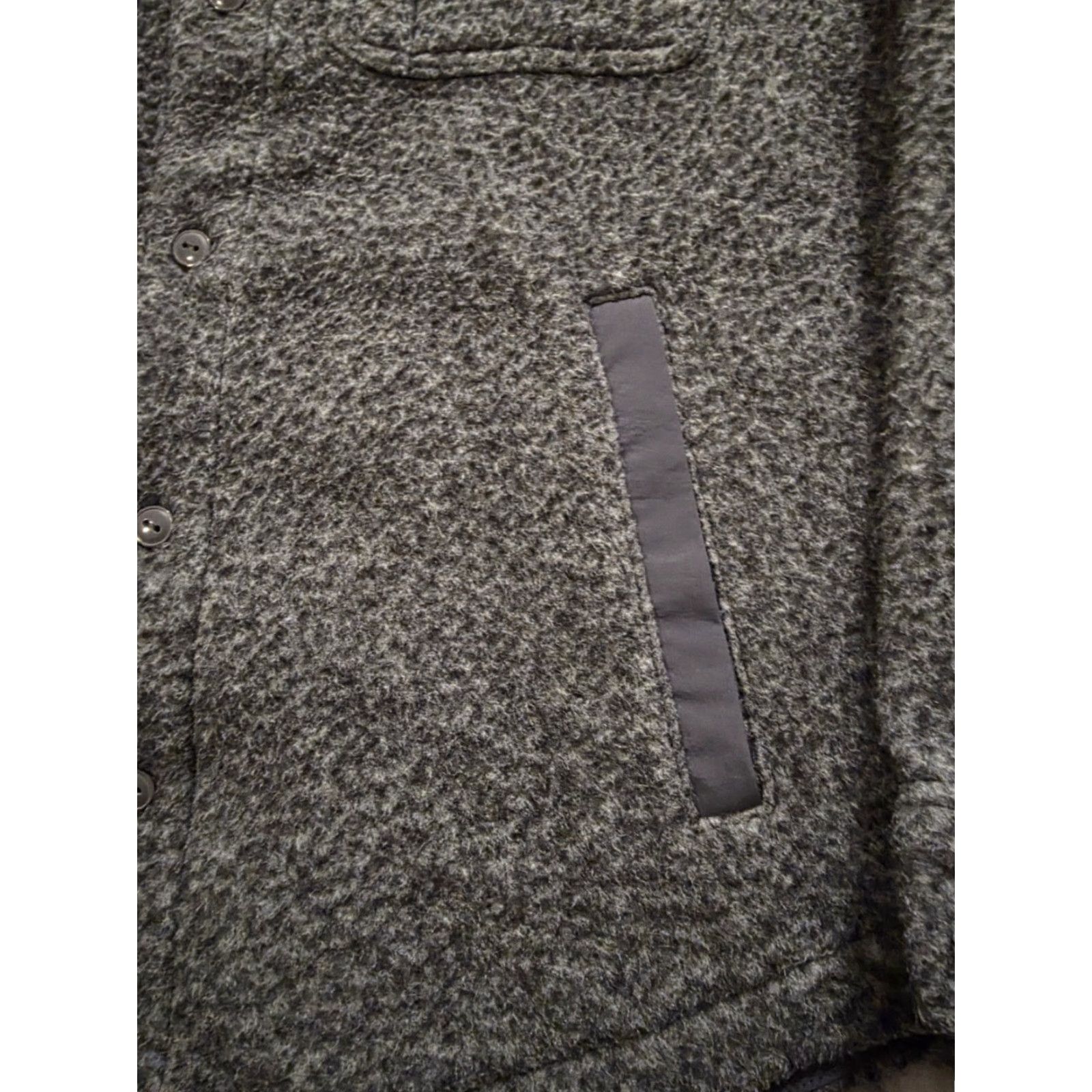 Polo Ralph Lauren Polo Ralph Lauren Shirt Jacket Gray Men M Fleece Polyester Button Up Brushed Casual Outwear Mid-Length Pockets Size US M / EU 48-50 / 2 - 6 Thumbnail