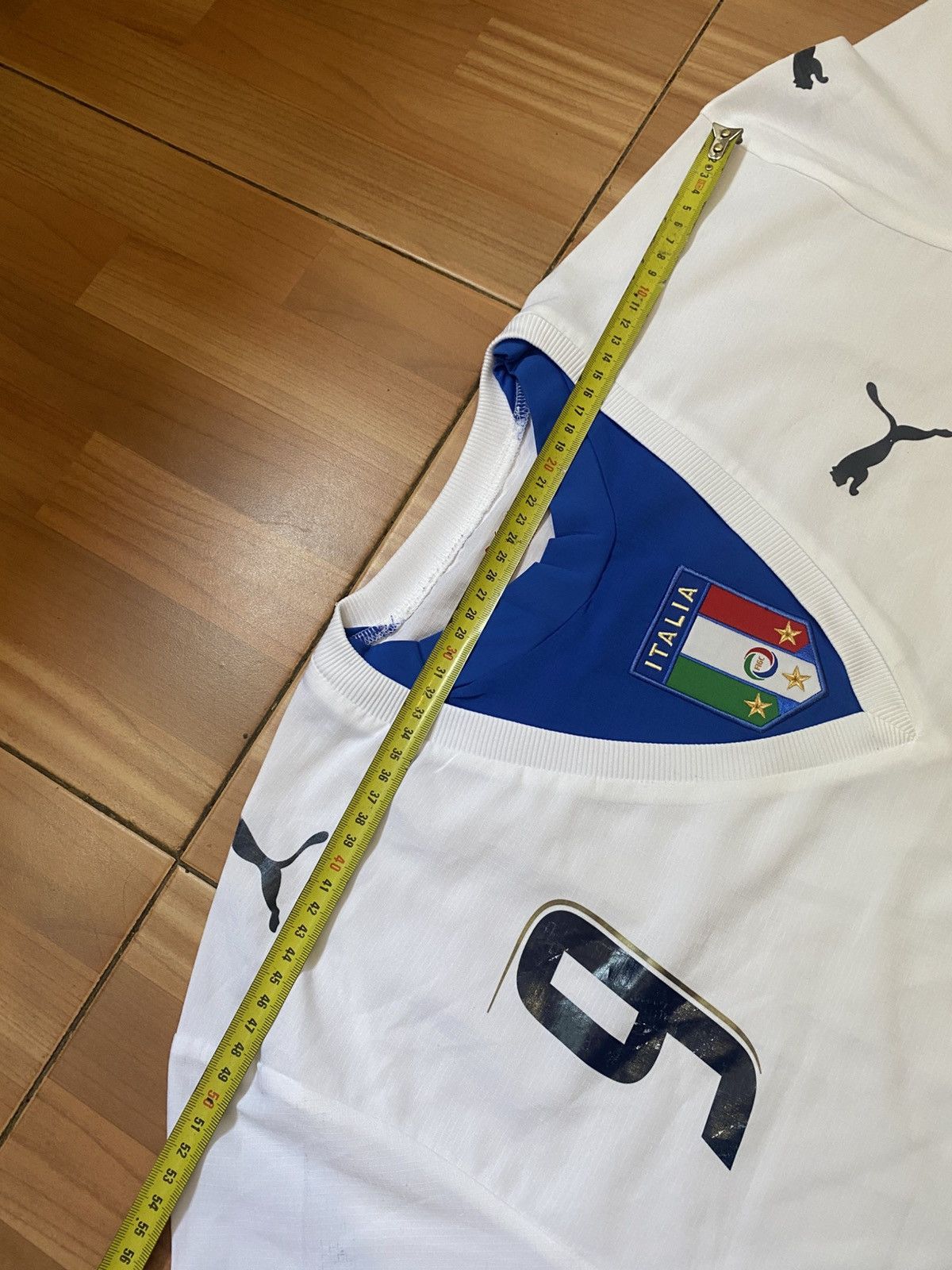 Puma Puma 2006 World Cup #9 Luca Toni Soccer Jersey Size US L / EU 52-54 / 3 - 18 Thumbnail