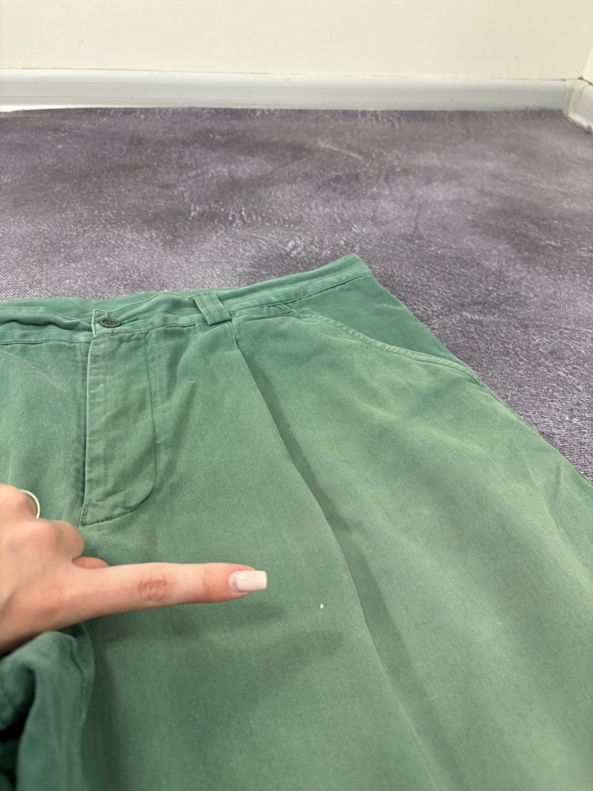 Paul & Shark Vintage Paul & Shark Yachting Men’s Faded Green Shorts Size US 40 / EU 56 - 7 Thumbnail