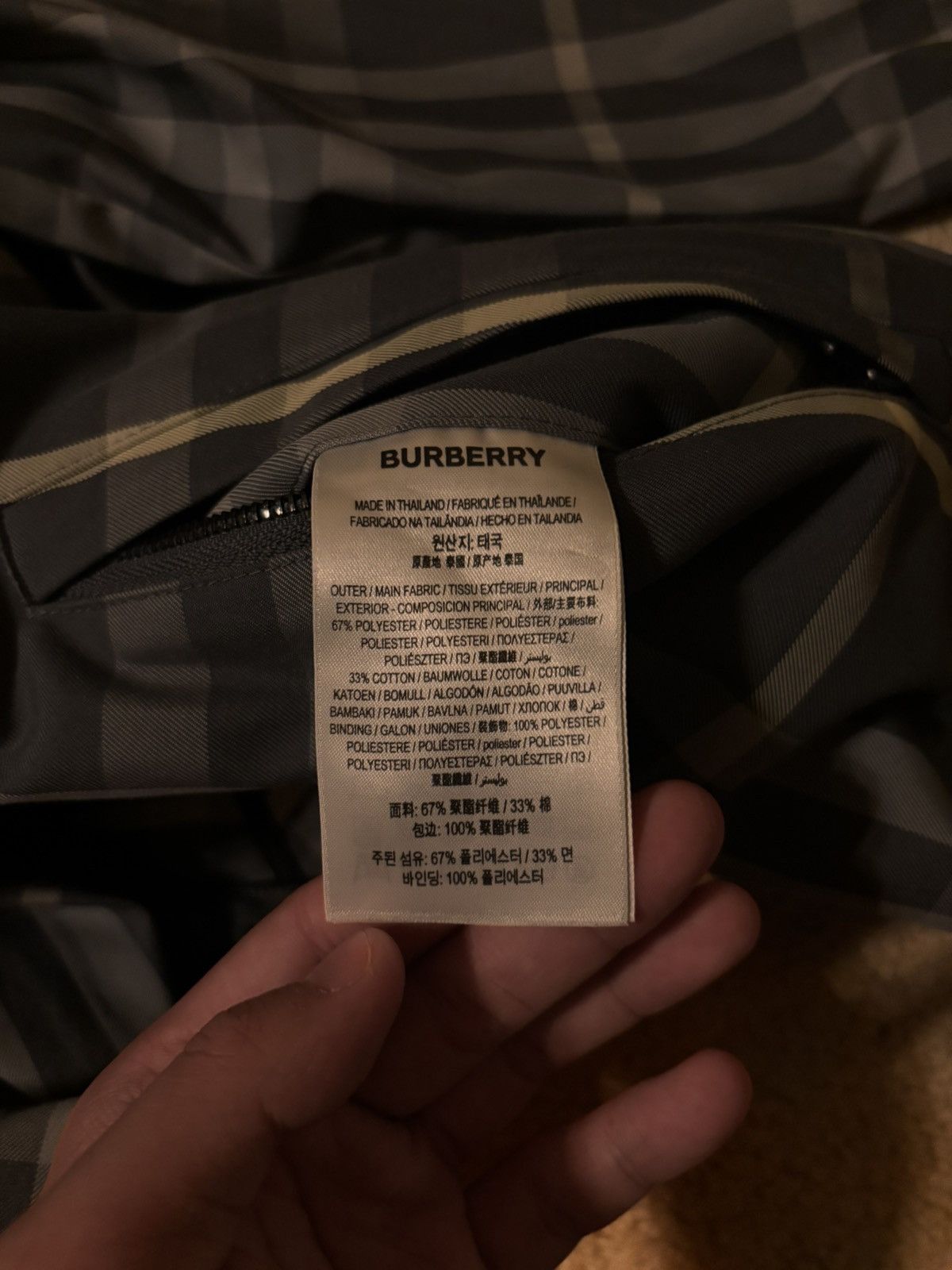 Burberry Burberry Stanford Chalk Jacket Size US S / EU 44-46 / 1 - 7 Thumbnail