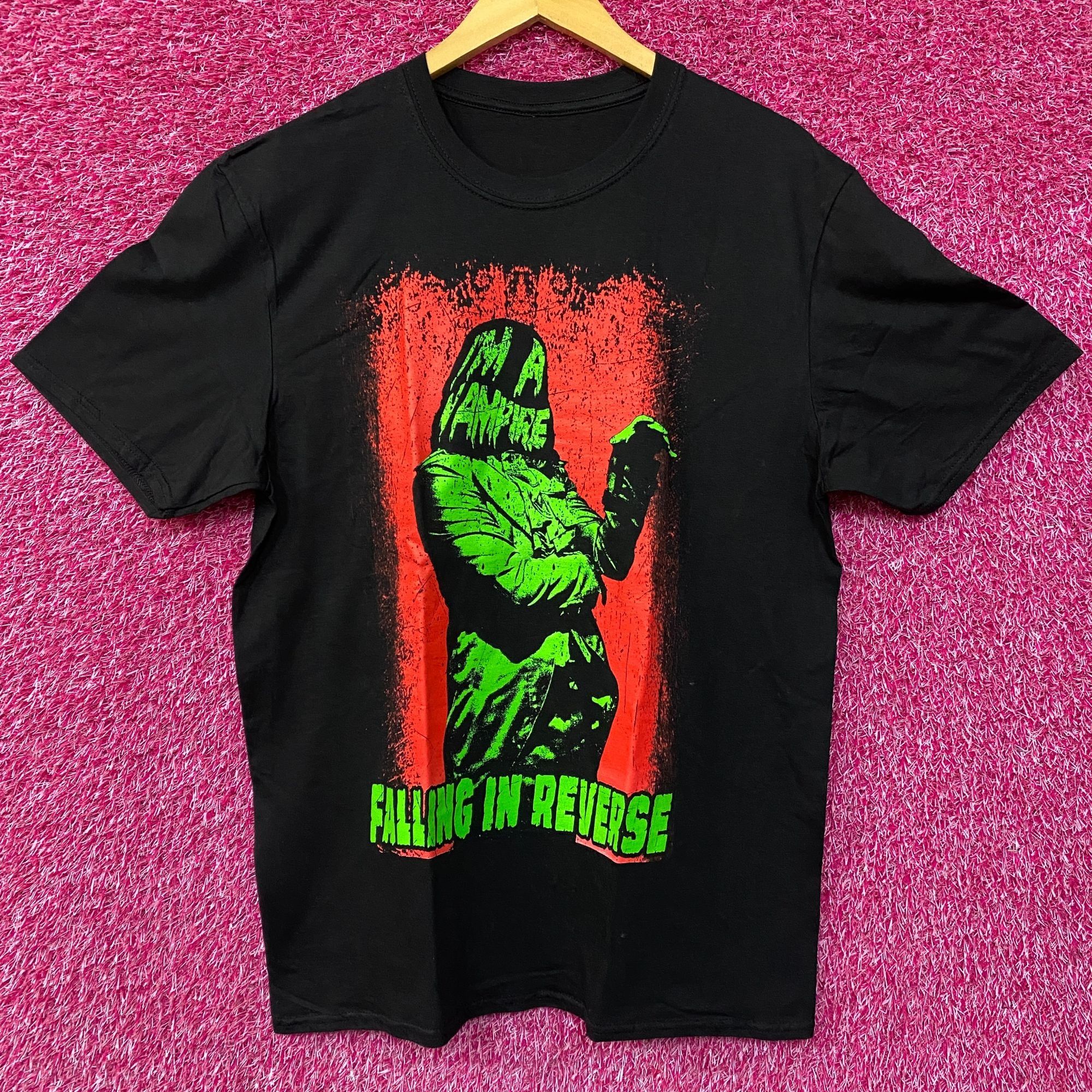 Band Tees Falling in Reverse The Drug in Me Is You Album I'm Not A Vam Size US L / EU 52-54 / 3 - 1 Thumbnail