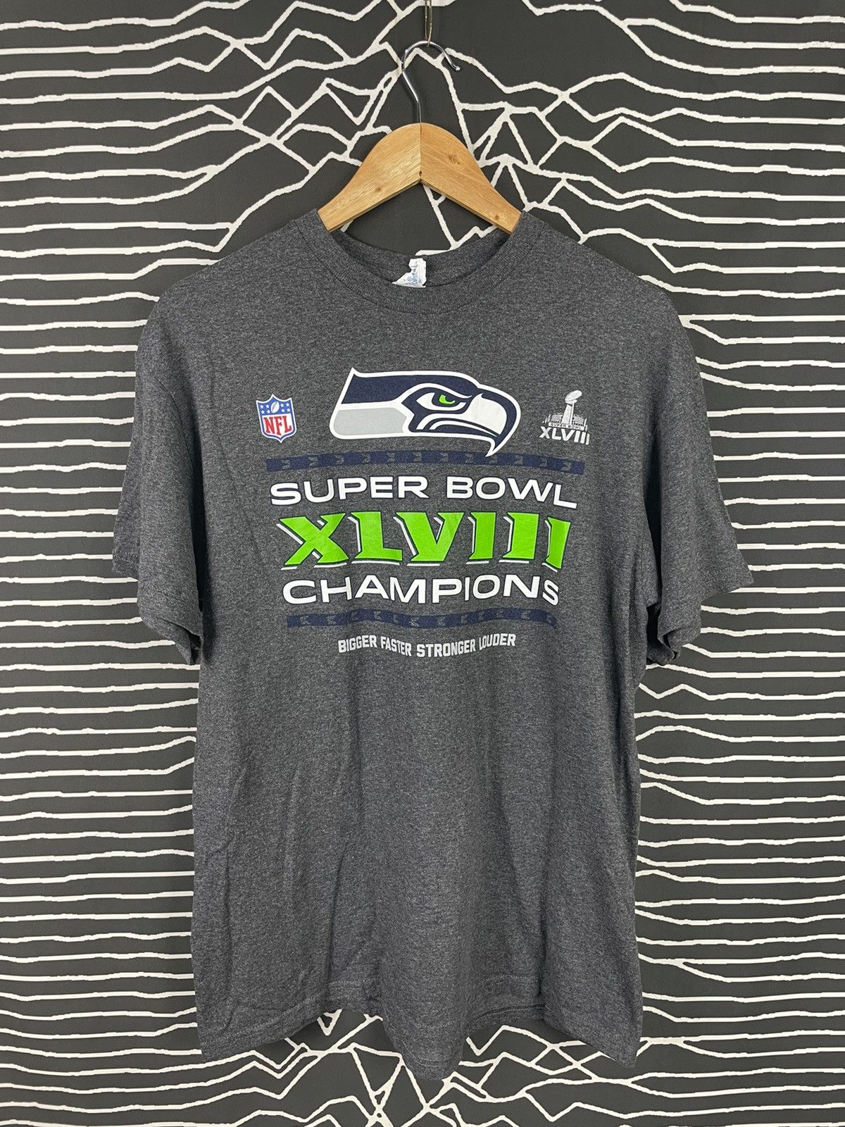 NFL NFL Seattle Seahawk Superbowl Champion 2014 Tshirt Size US L / EU 52-54 / 3 - 1 Thumbnail