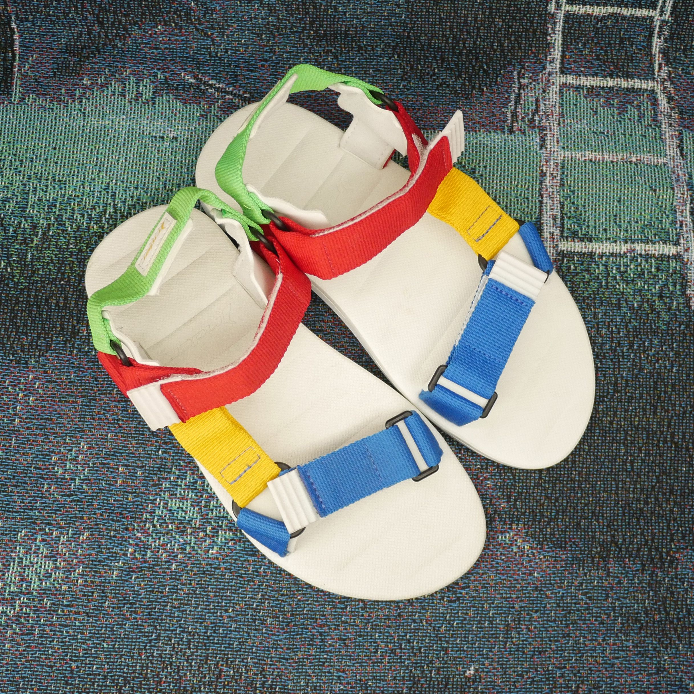 Rider RX Sandals White Blue Red