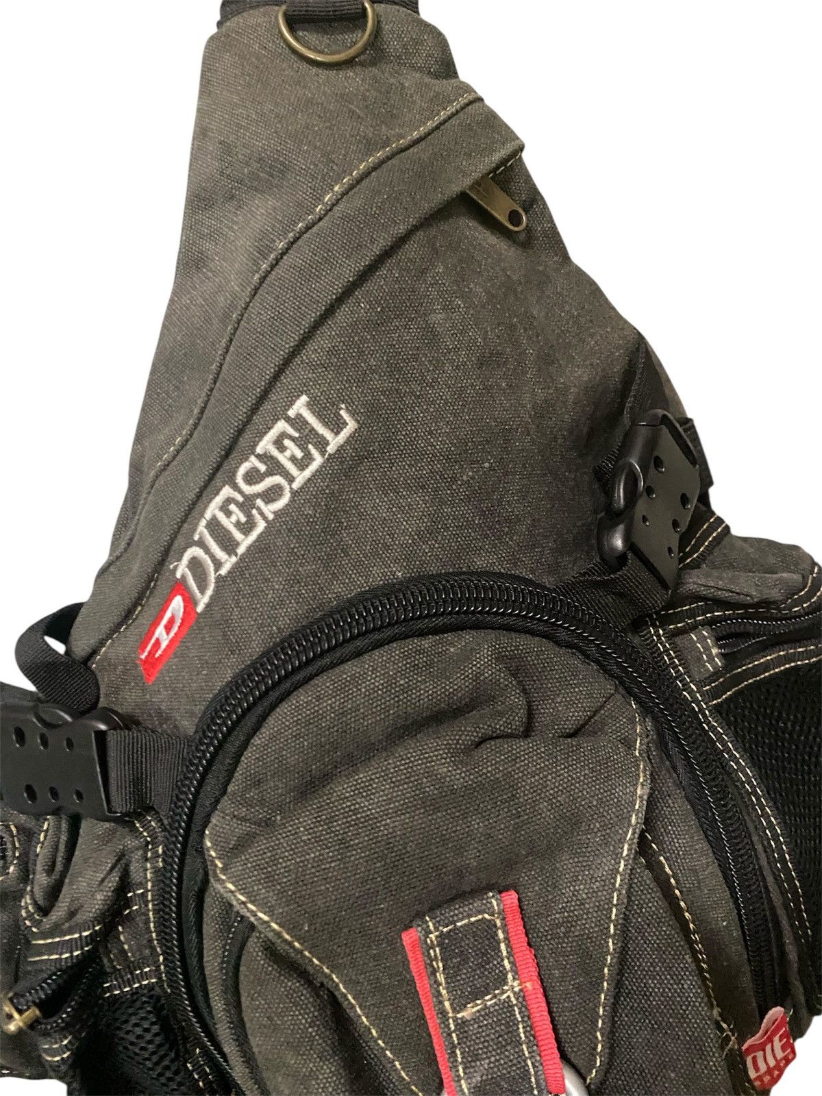 Diesel Vintage Y2k Diesel Crossbody Bag Unisex RARE Size ONE SIZE - 5 Thumbnail
