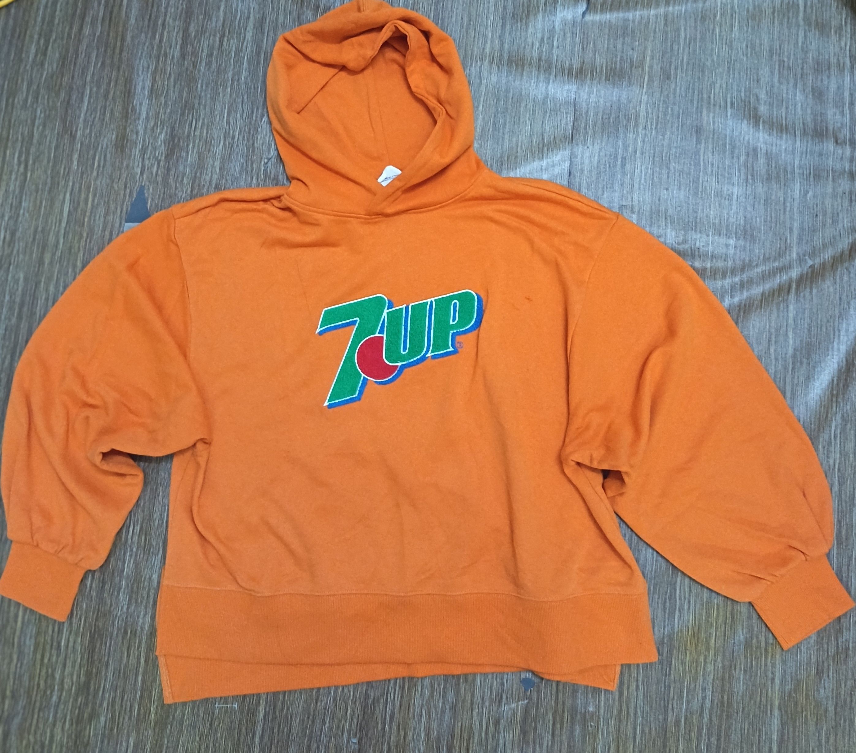 Vintage Ladies Baggy 7up hoodie Size XL / US 12-14 / IT 48-50 - 8 Thumbnail