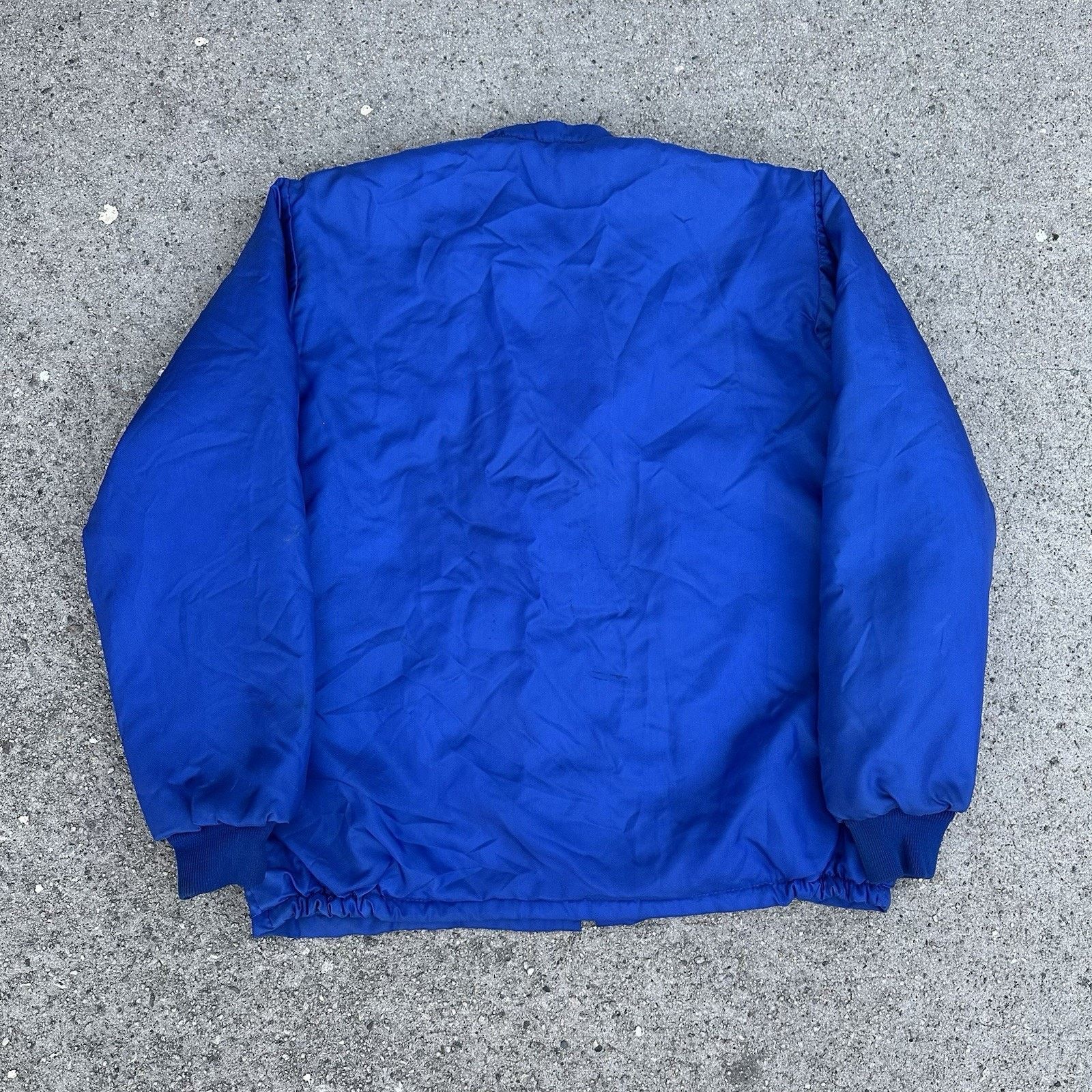 BMW × NASCAR × Vintage Vintage 80s BMW Blue Racing Zip Up Jacket Large Made In USA Size US L / EU 52-54 / 3 - 4 Thumbnail