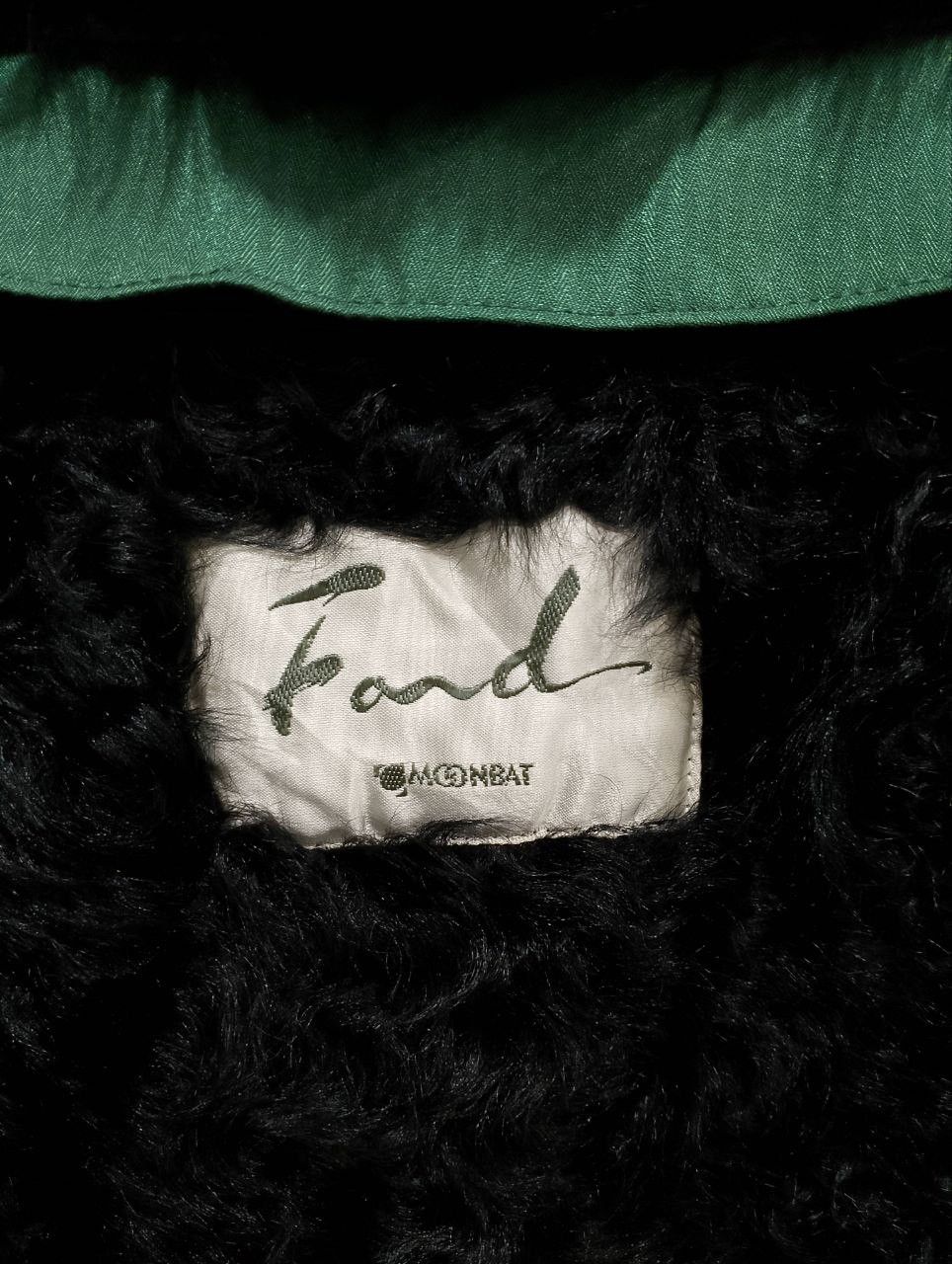 Japanese Brand FOND MOONBAT Japan Tuxedo Faux Fur Long Coat Jacket Size M / US 6-8 / IT 42-44 - 8 Thumbnail