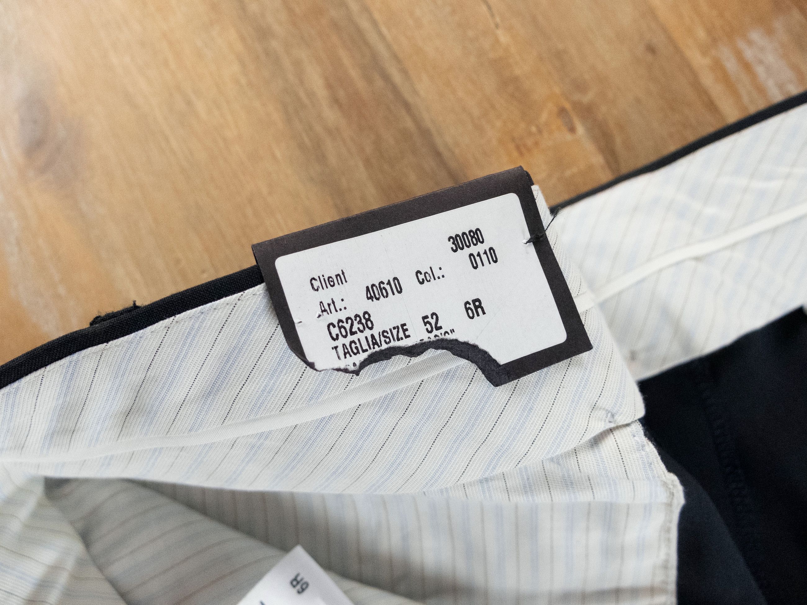 Caruso CARUSO navy blue wool dress pants trousers 36 / 52 Size US 36 / EU 52 - 5 Thumbnail