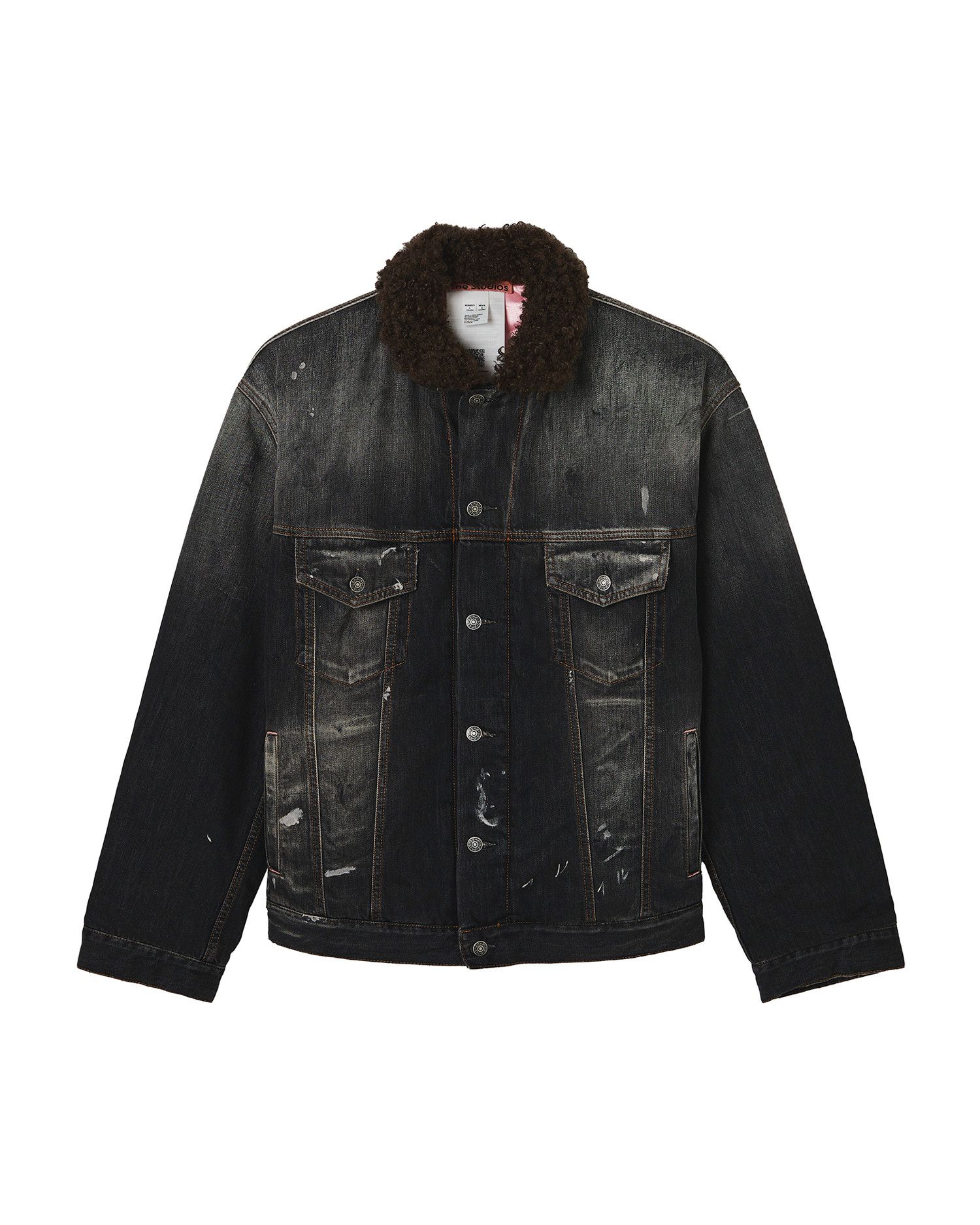 Acne Studios Acne Studios Fur Collar Denim Jacket Size US M / EU 48-50 / 2 - 1 Thumbnail