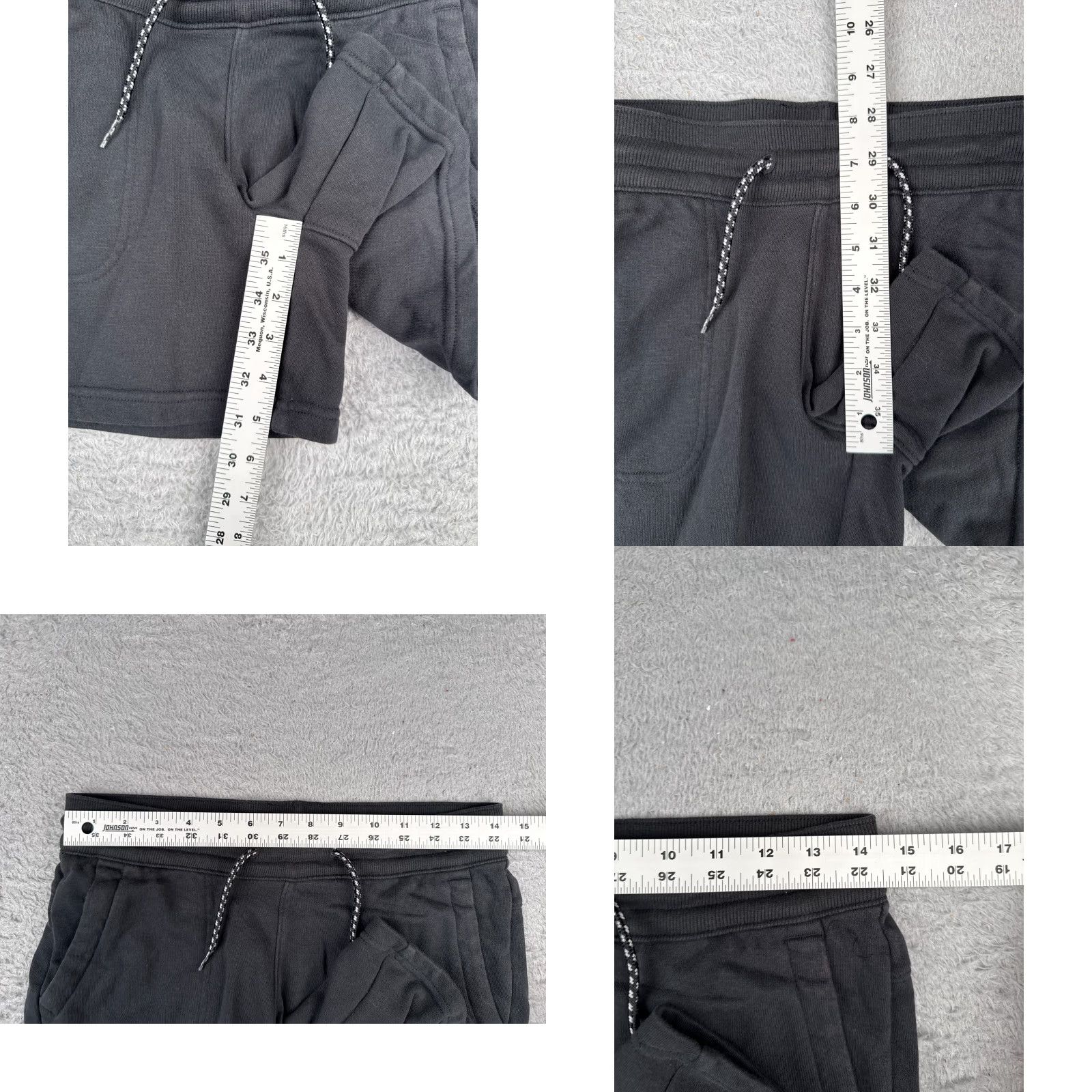 Vintage Columbia Shorts Women Bermuda Activewear Gray Cotton Blend Elastic Waist Zip Pocket Embroidered Logo 5 in Inseam Regular Size L Size 36" / US 14 / IT 50 - 8 Thumbnail