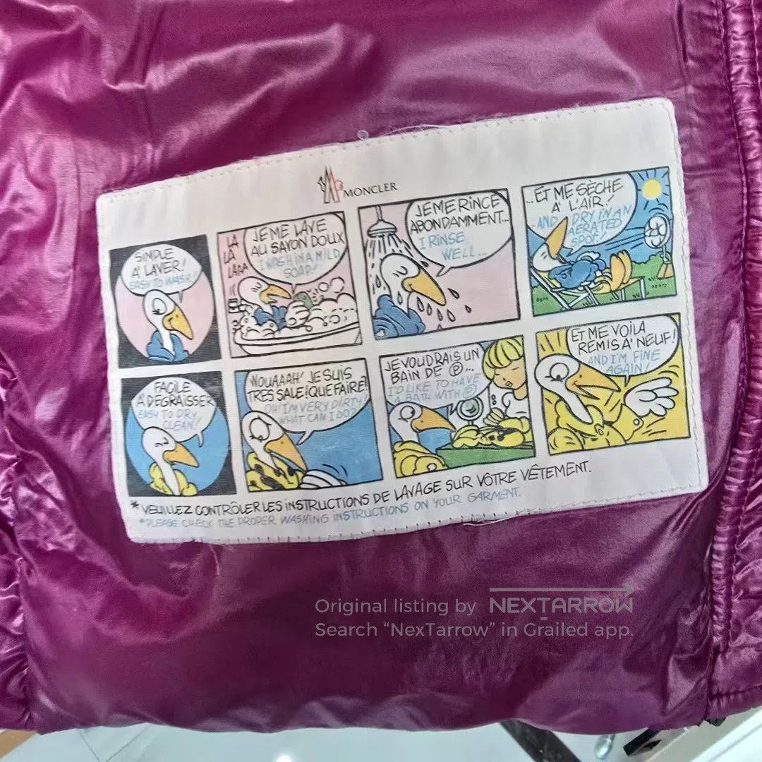 Moncler Moncler Berre Purple Down Jacket. Size M / US 6-8 / IT 42-44 - 4 Thumbnail