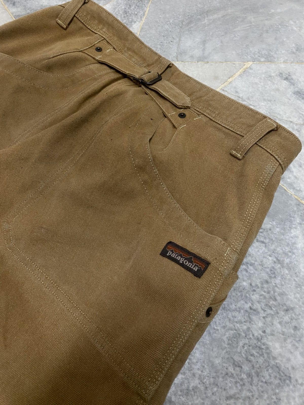 Japanese Brand Patagonia Iron Forge Hemp Canvas Barn Pants - Cinch Back Size US 32 / EU 48 - 15 Thumbnail