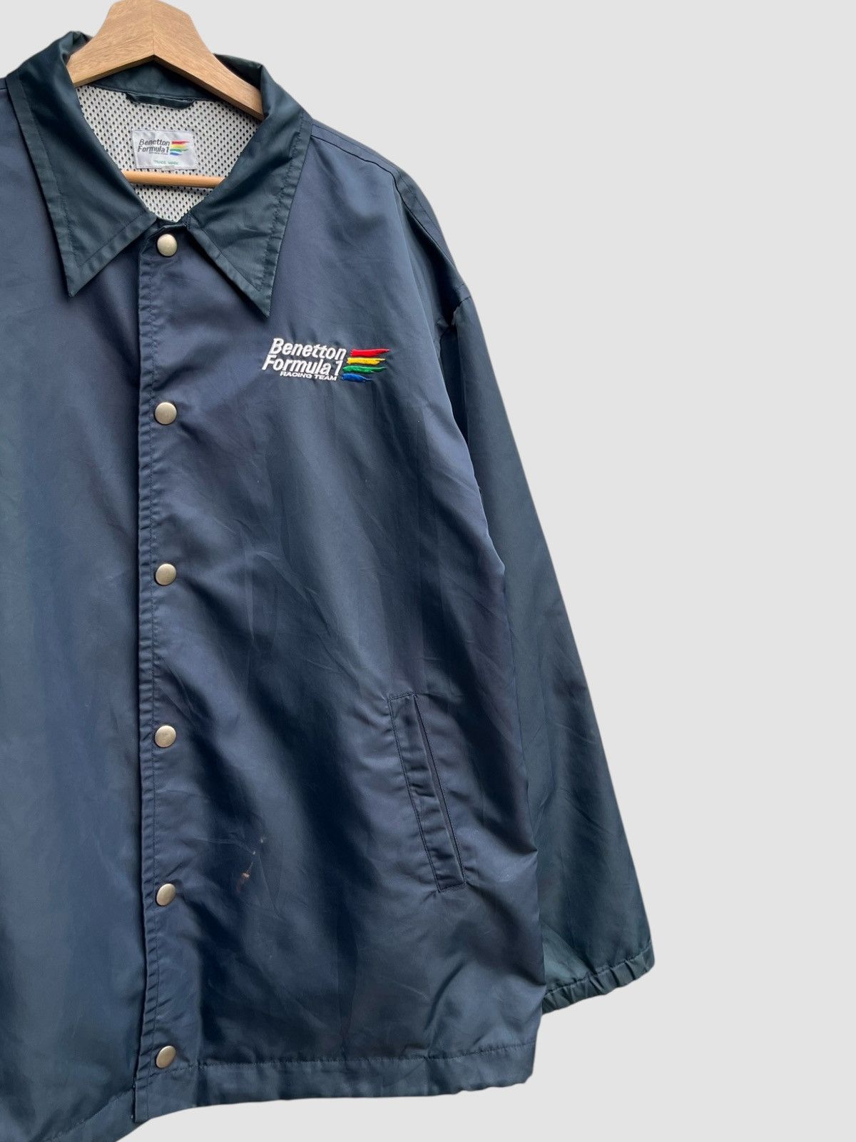 Benetton Vintage Benetton Formula 1 Coach Jacket Size US L / EU 52-54 / 3 - 9 Thumbnail