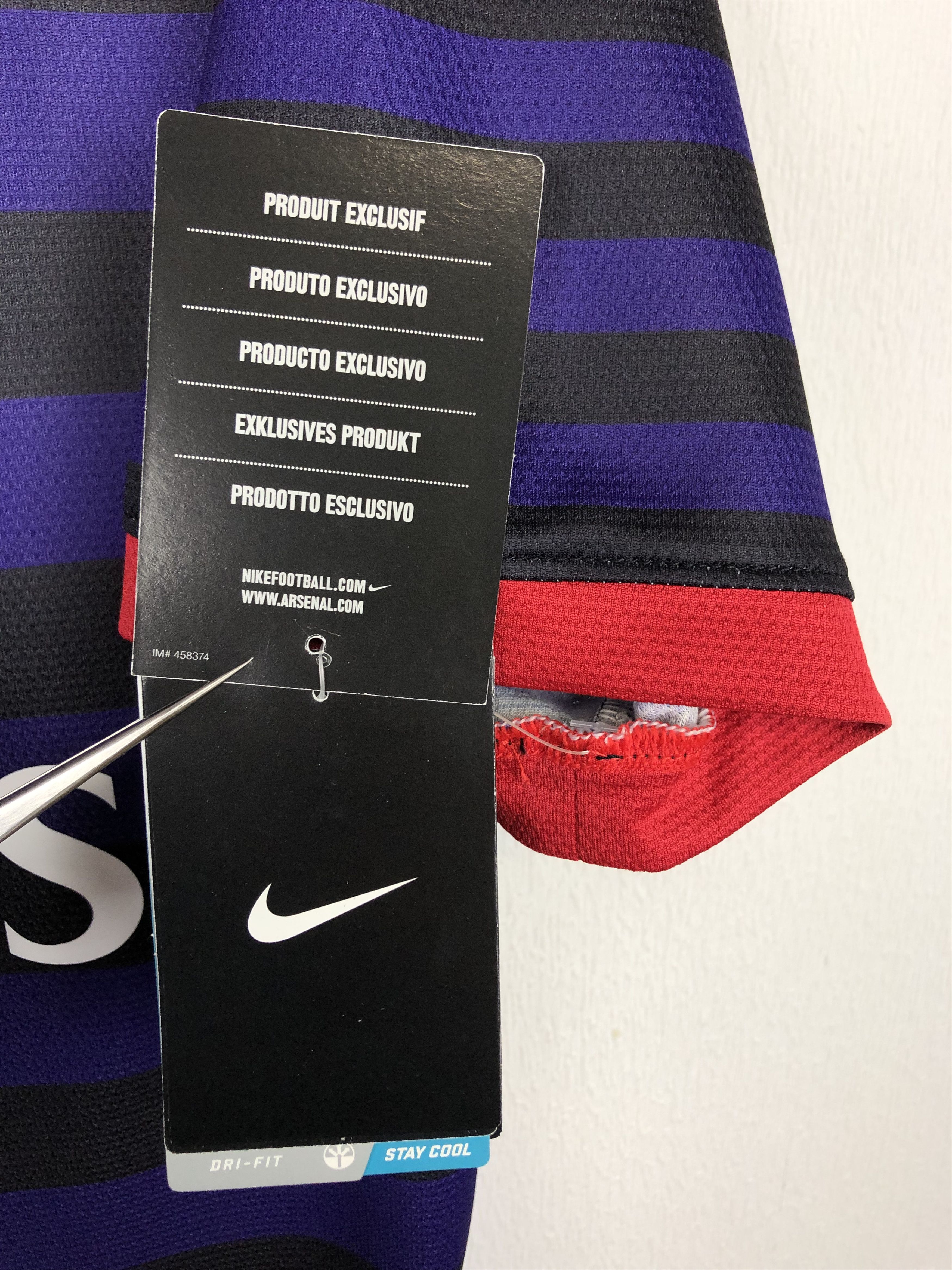 Nike Arsenal football shirt 2012 Nike Jersey Gunners New Tee Size US S / EU 44-46 / 1 - 8 Thumbnail