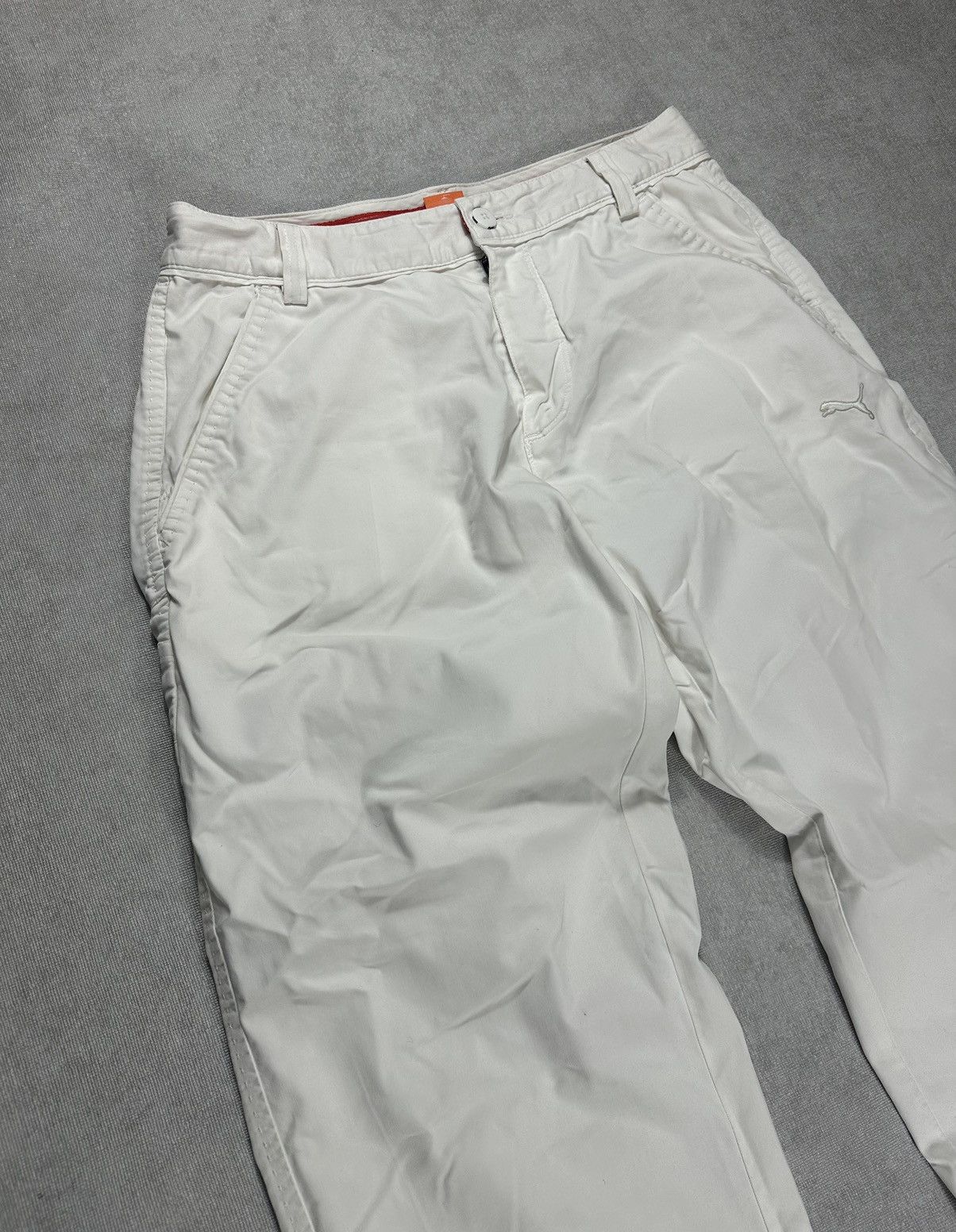 Puma Puma White Nylon Y2K Track Pants Size US 30 / EU 46 - 4 Thumbnail