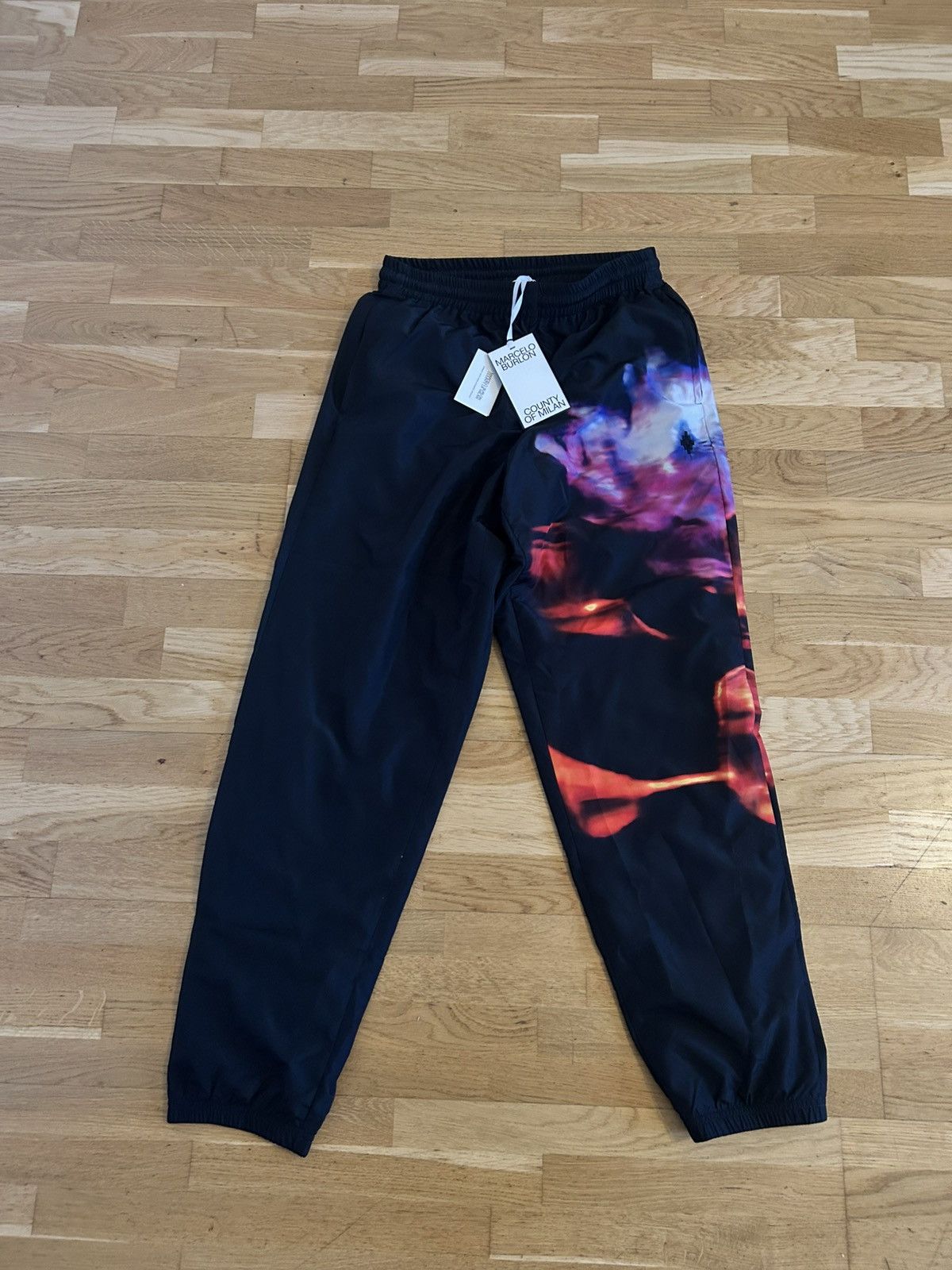Marcelo Burlon Marcelo Burlon Sweatpants Nylon Flower Size US 32 / EU 48 - 1 Thumbnail