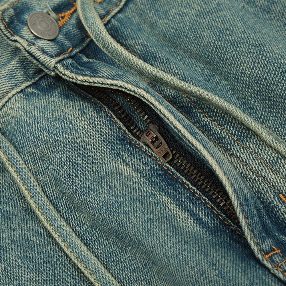 Vintage Men's street punk washed distressed wide-leg jeans Size US 32 / EU 48 - 4 Thumbnail