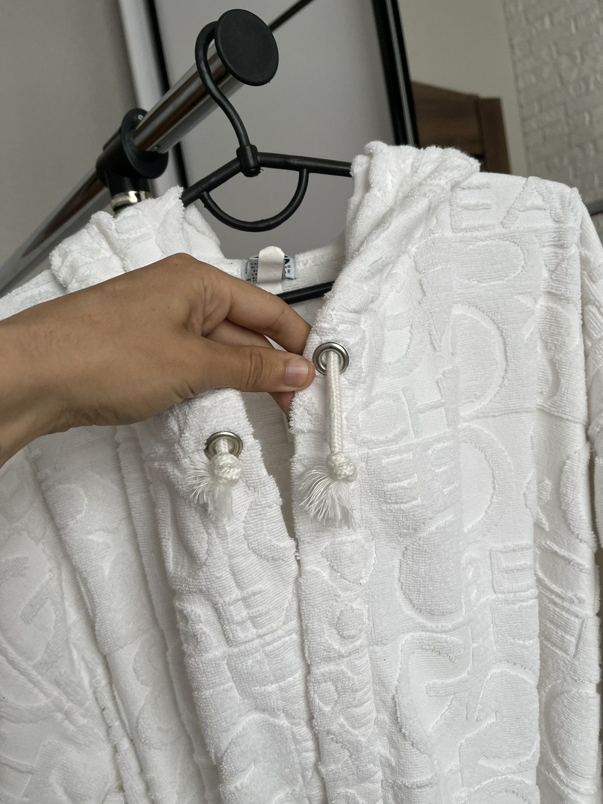 Dolce & Gabbana Dolce & Gabbana Bath Robe Hooded Jacket Multilogo D&G Size US M / EU 48-50 / 2 - 8 Thumbnail