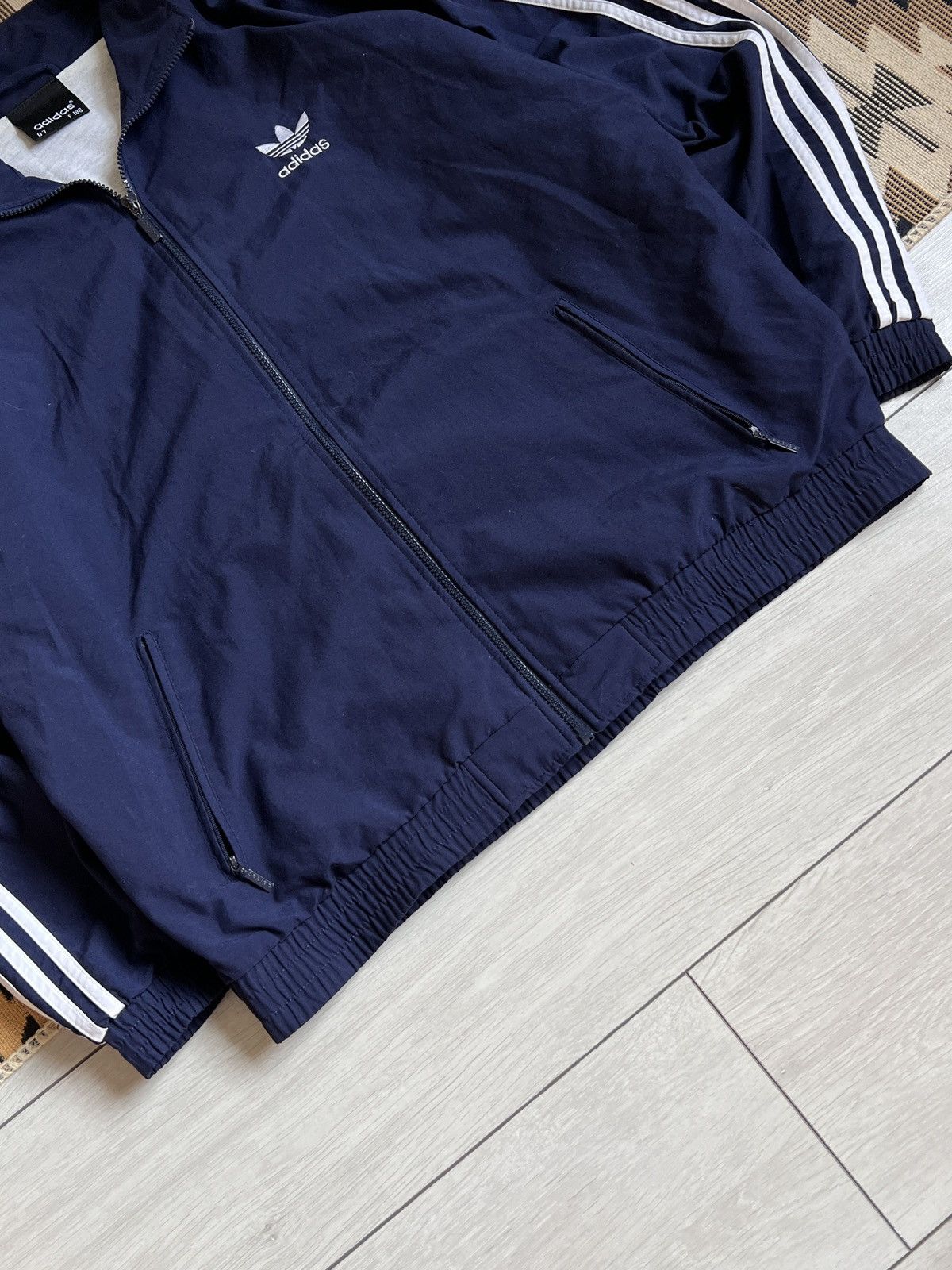 Adidas × Vintage Vintage Adidas Track Retro Jacket 3 Stripes Y2k Size US L / EU 52-54 / 3 - 6 Thumbnail