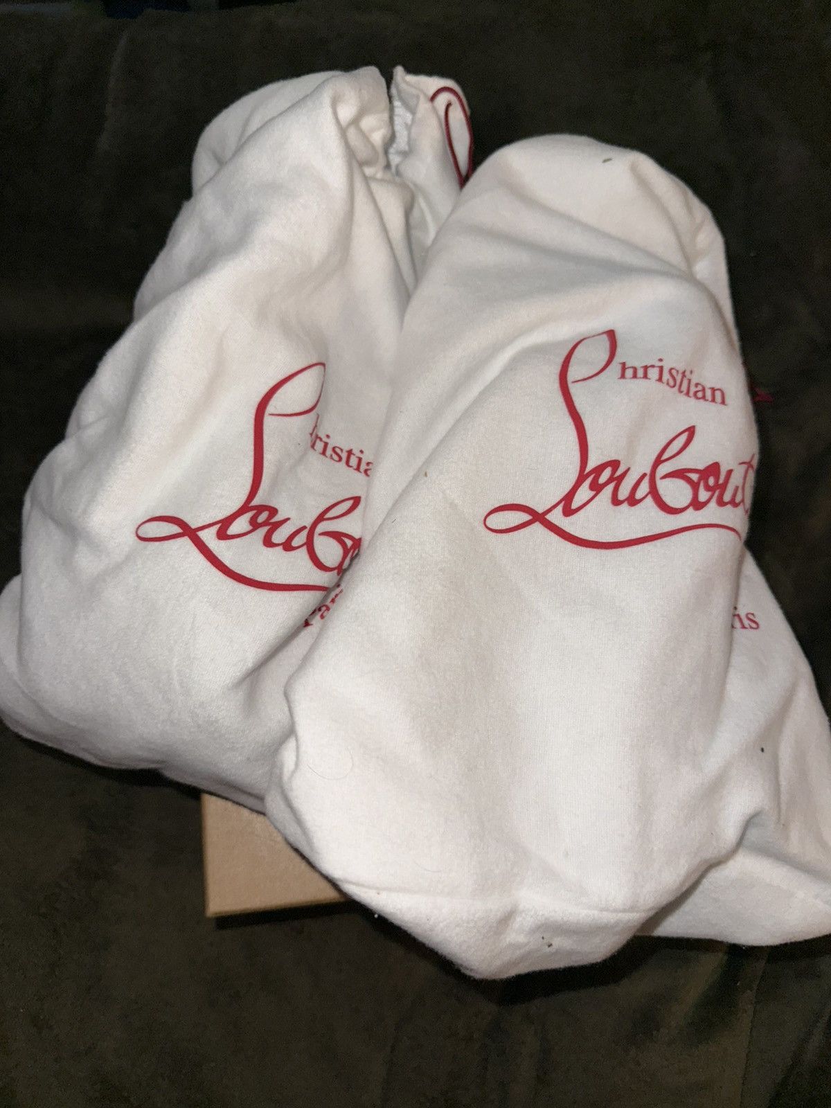Christian Louboutin Louboutin Louis J Strass Orlato Flat Satin/GG Size US 9 / EU 42 - 10 Thumbnail