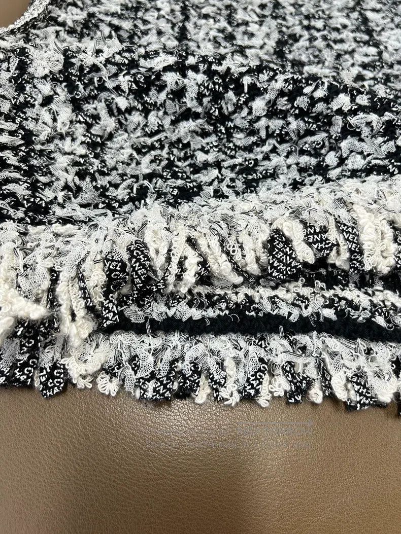 Chanel Chanel Waterfall Series Black and White Woven Tassel Vest Size XS / US 0-2 / IT 36-38 - 4 Thumbnail