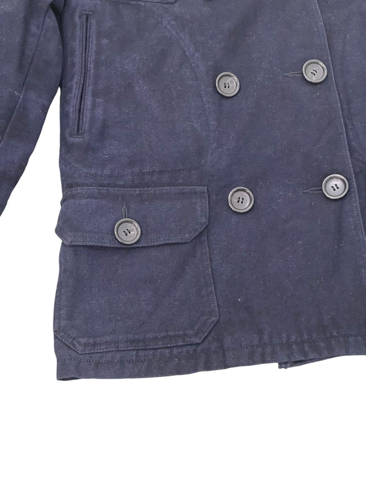 OMNIGOD Shawl Collar Navy Jacket Omnigod Japan Indigo Blue 6🟩5 Size US M / EU 48-50 / 2 - 3 Thumbnail