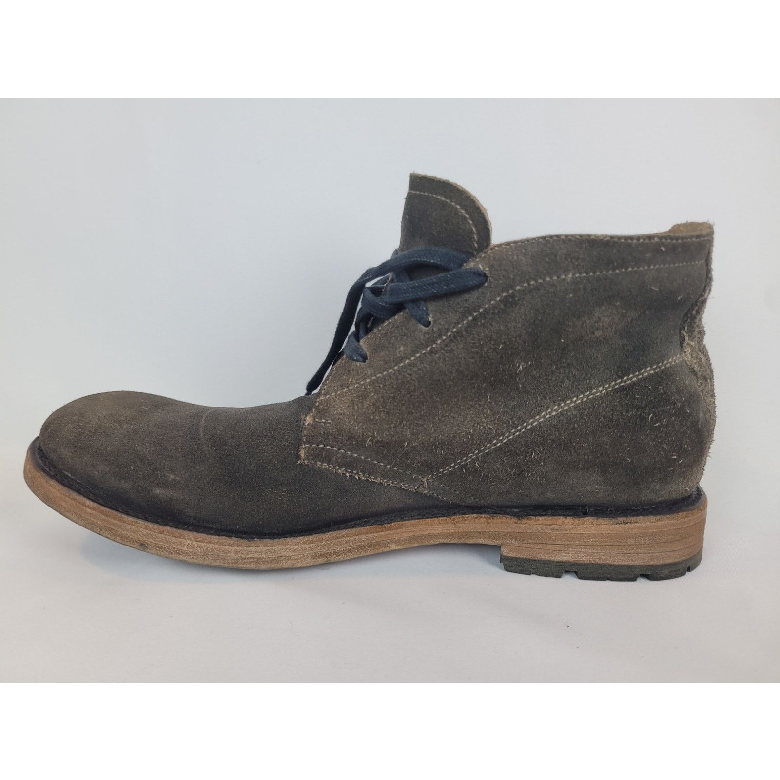 Frye Frye Mens Bowery Chukka Suede Lace Up Boot Otter Brown 8.5 D Size US 8.5 / EU 41-42 - 6 Thumbnail