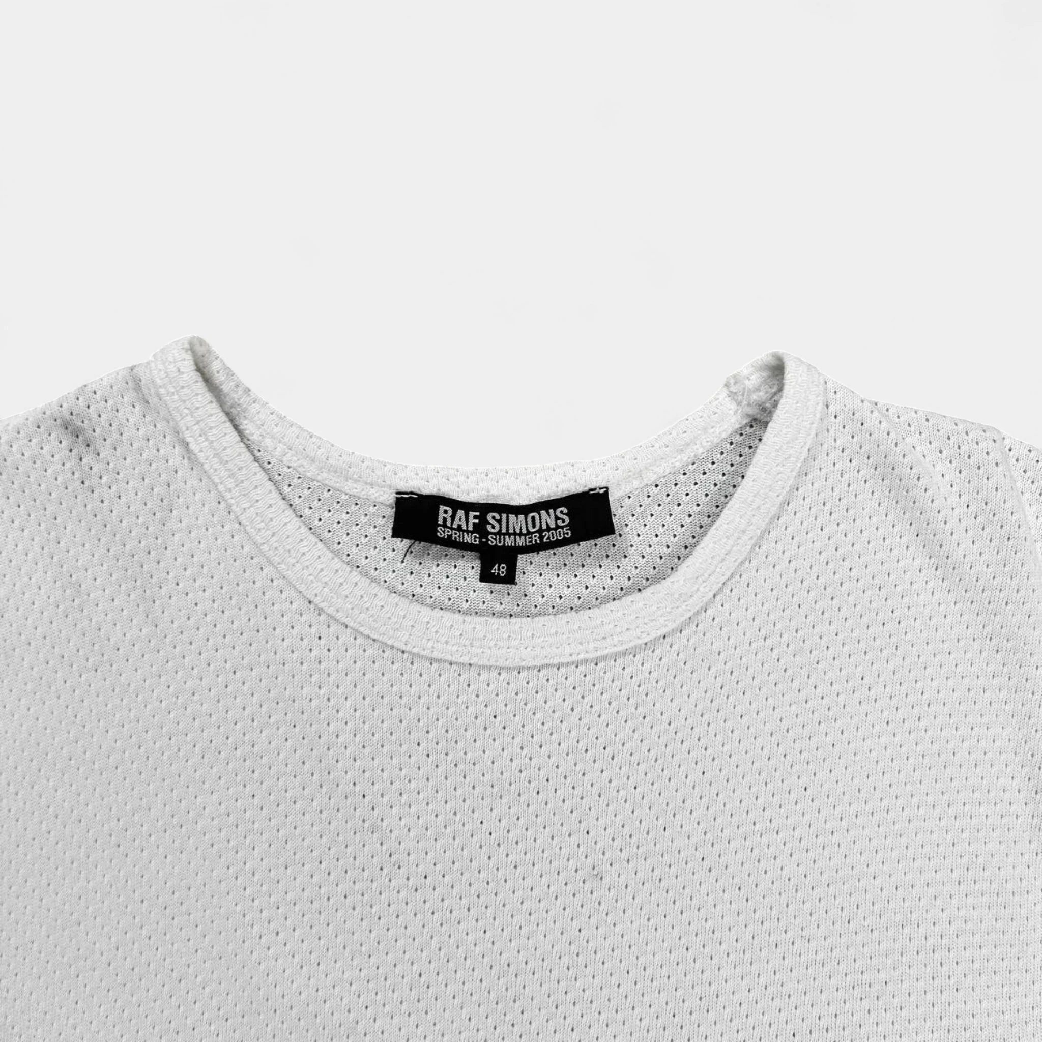 Raf Simons Raf Simons 2005 Zipper-Pocket Sleeveless White Tank Top Size US M / EU 48-50 / 2 - 4 Thumbnail