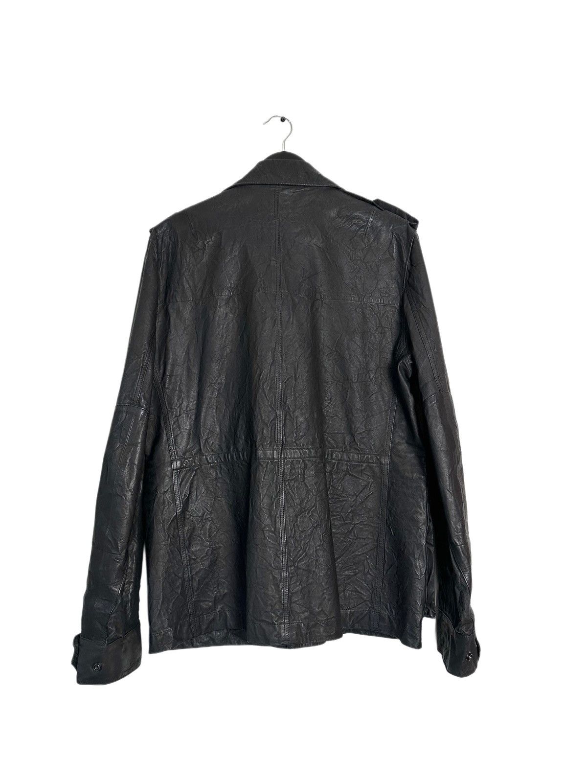 Balmain Balmain SS10 Decarnin M-65 Calf Leather Jacket Size US L / EU 52-54 / 3 - 5 Thumbnail