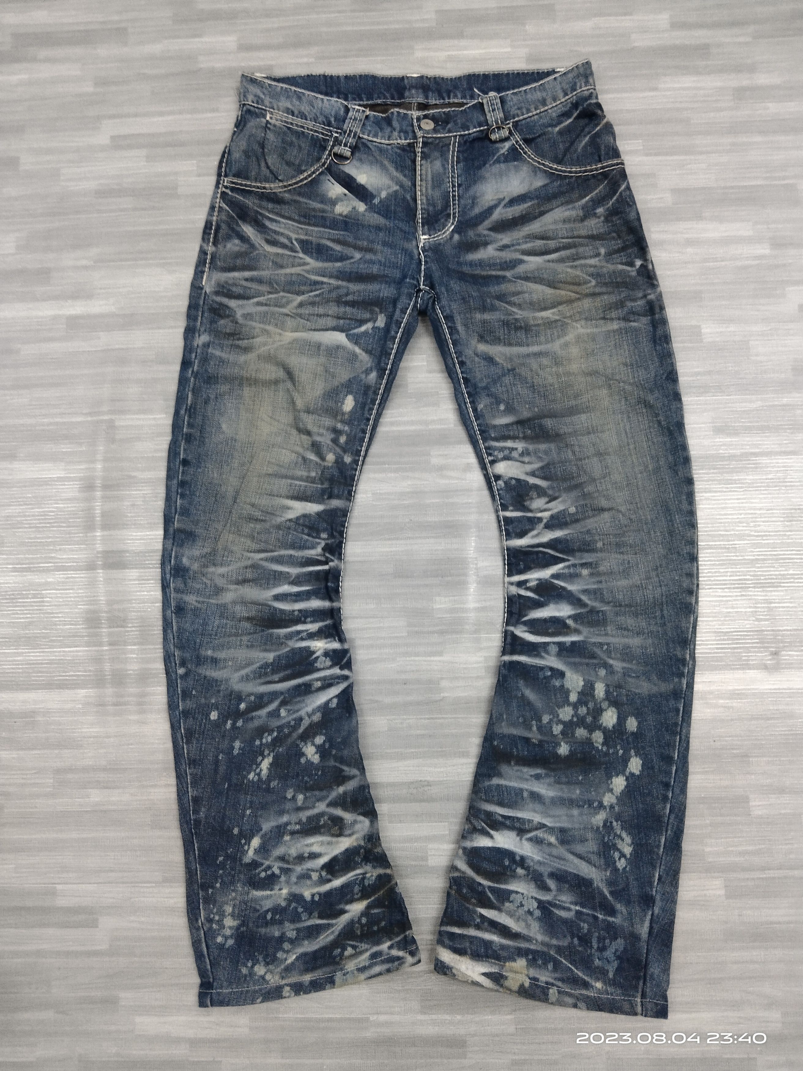 BUFFALO BOBS SICK FLARE CURVE BUFFALO BOB DENIM PANTS Size US 31 - 2 Thumbnail